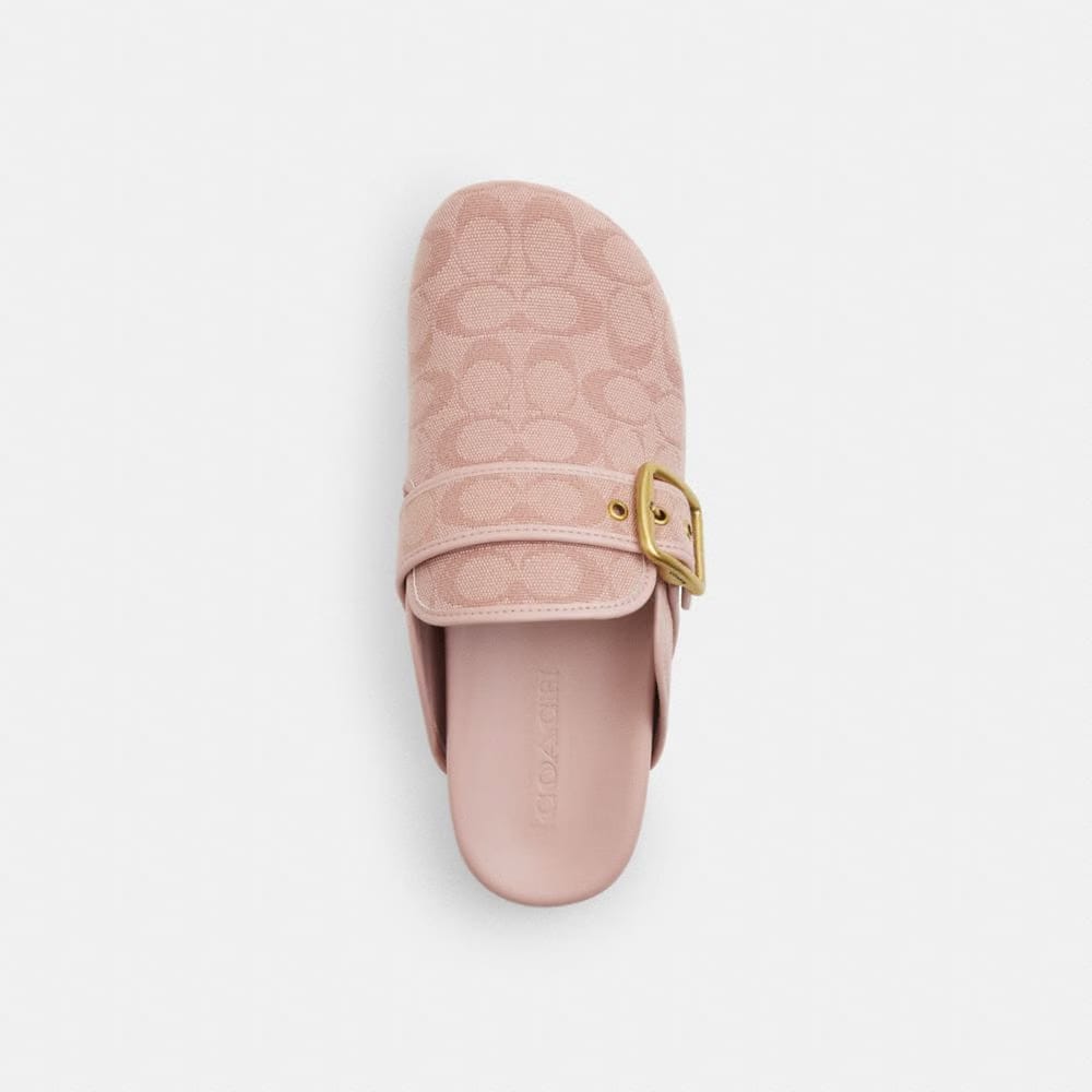Archival Buckle Clog In Signature Jacquard Canvas