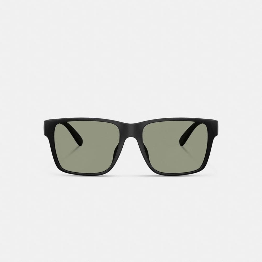 Coach Square Sunglasses Matte Black