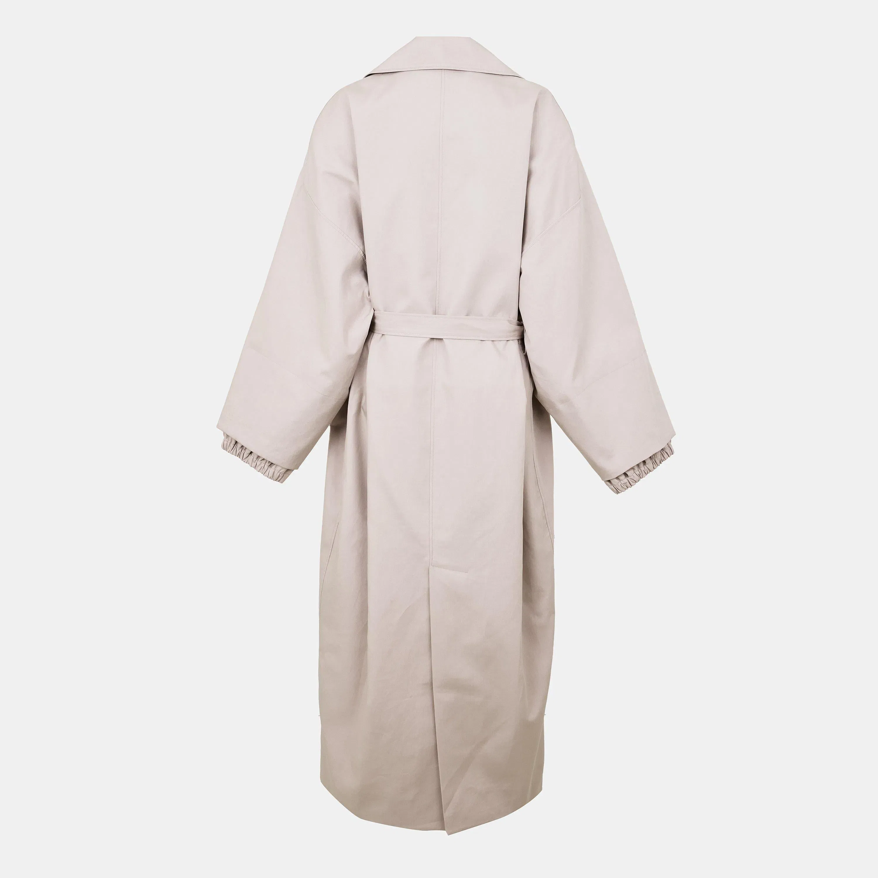Jacquard Mid-Length Textured Trench Coat
