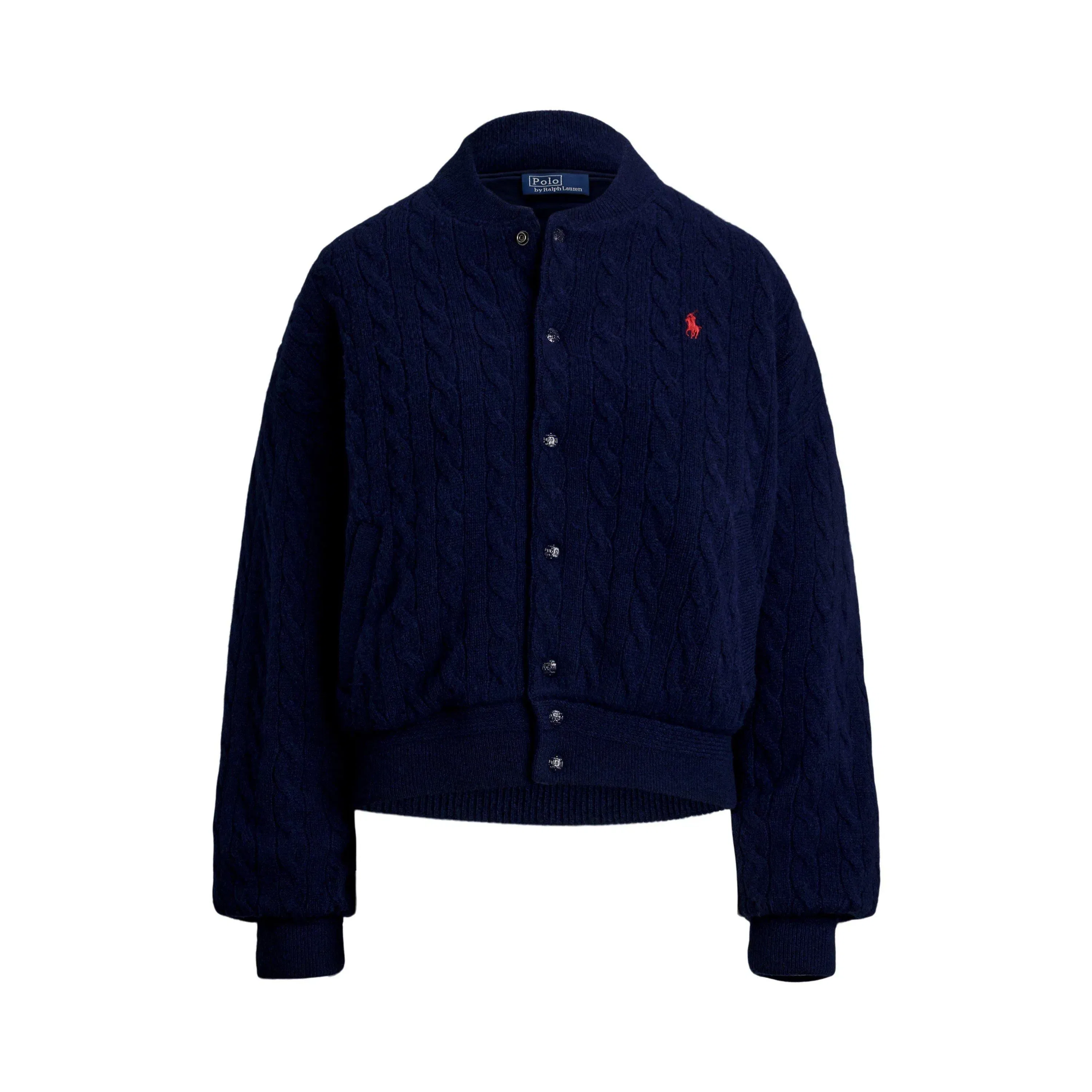 American Style Ribbed Trim Bomber Jacket