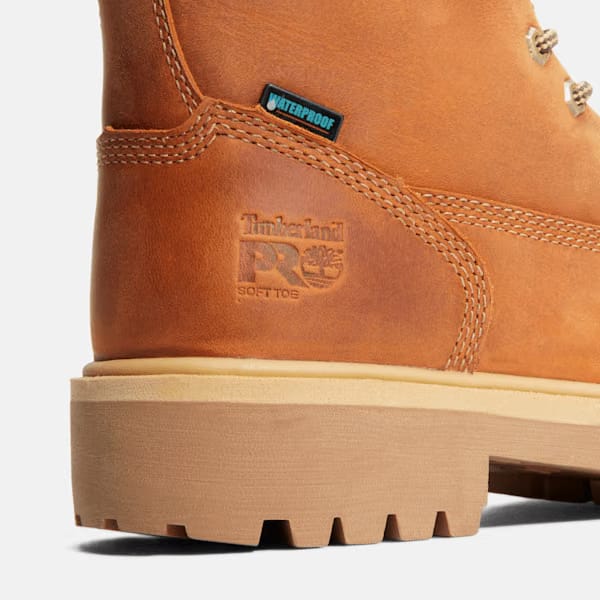 Timberland Direct Attach 6" Soft Toe Waterproof Work Boot Brown/Marigold Men'S