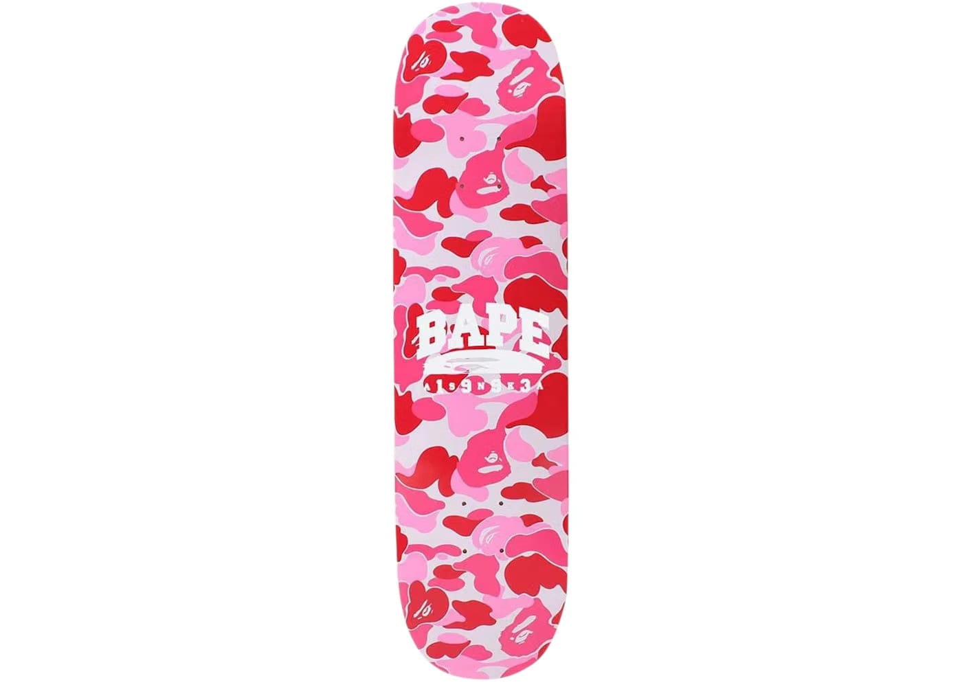 Bape Abc Camo Skateboard Deck Pink