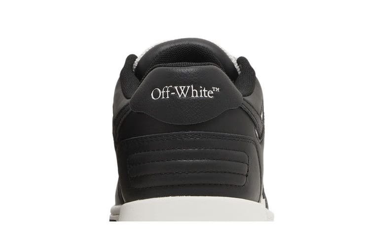 OFF-WHITE Out Of Office OOO Low Tops Black White