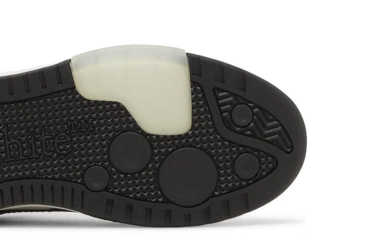 OFF-WHITE Out Of Office OOO Low Tops Black White