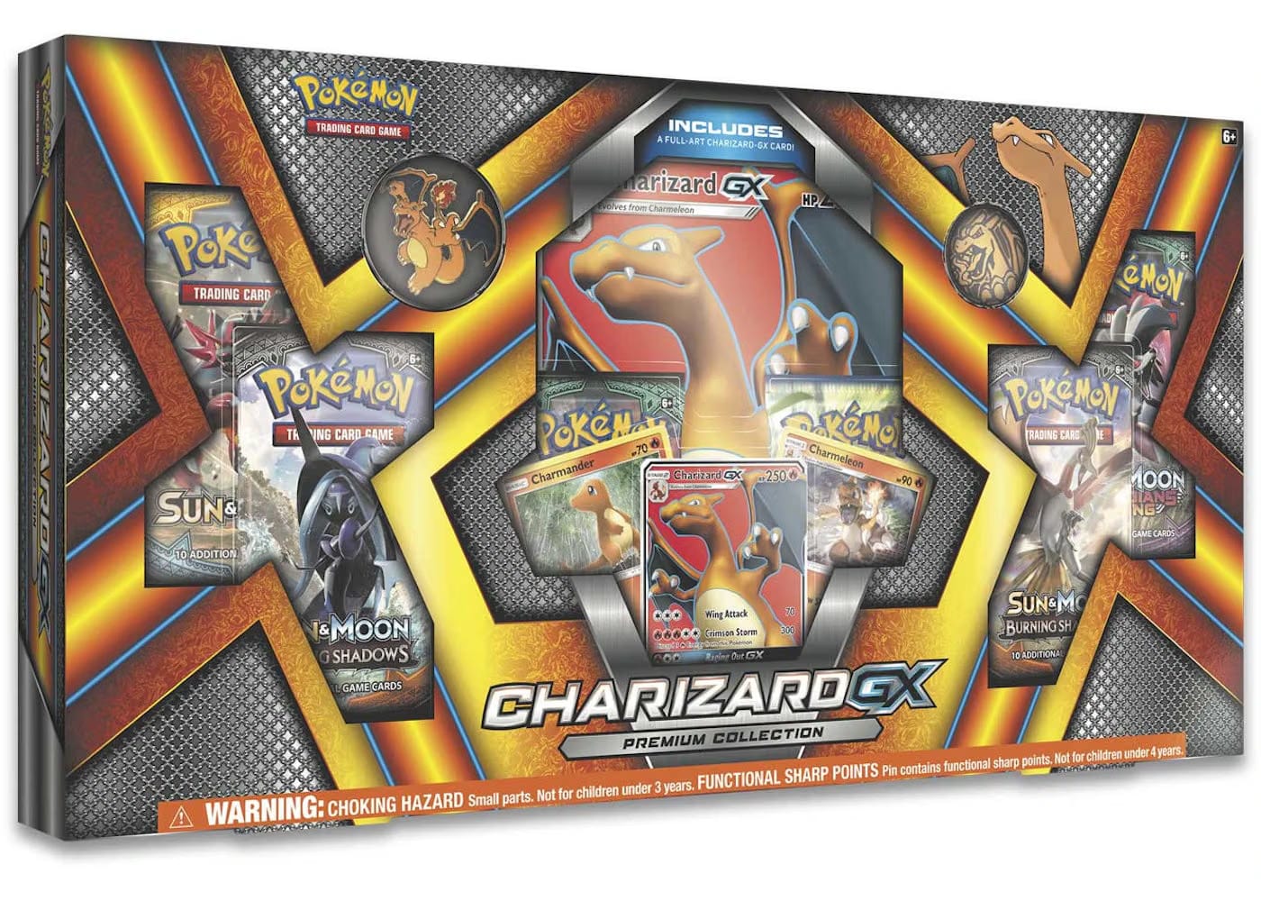 2017 Pokemon Tcg Charizard Gx Premium Collection