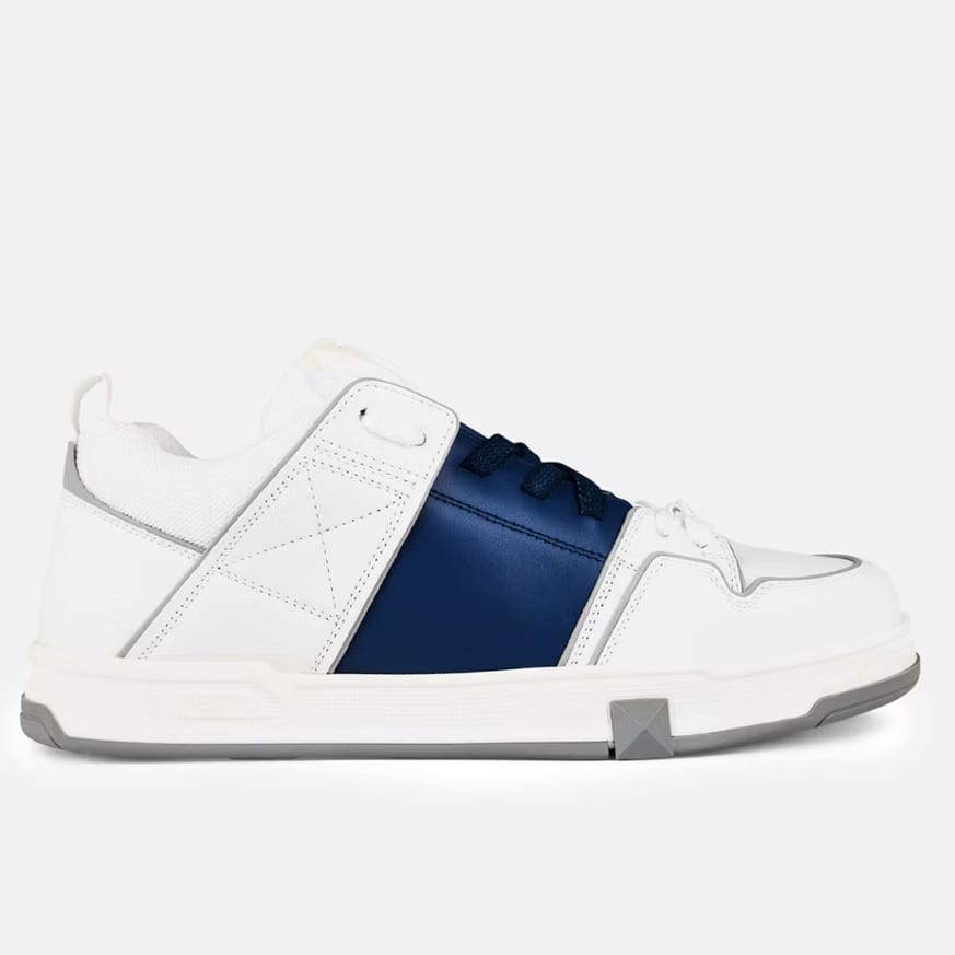 VALENTINO GARAVANI Open Skate Low Trainers 'White/Blue'