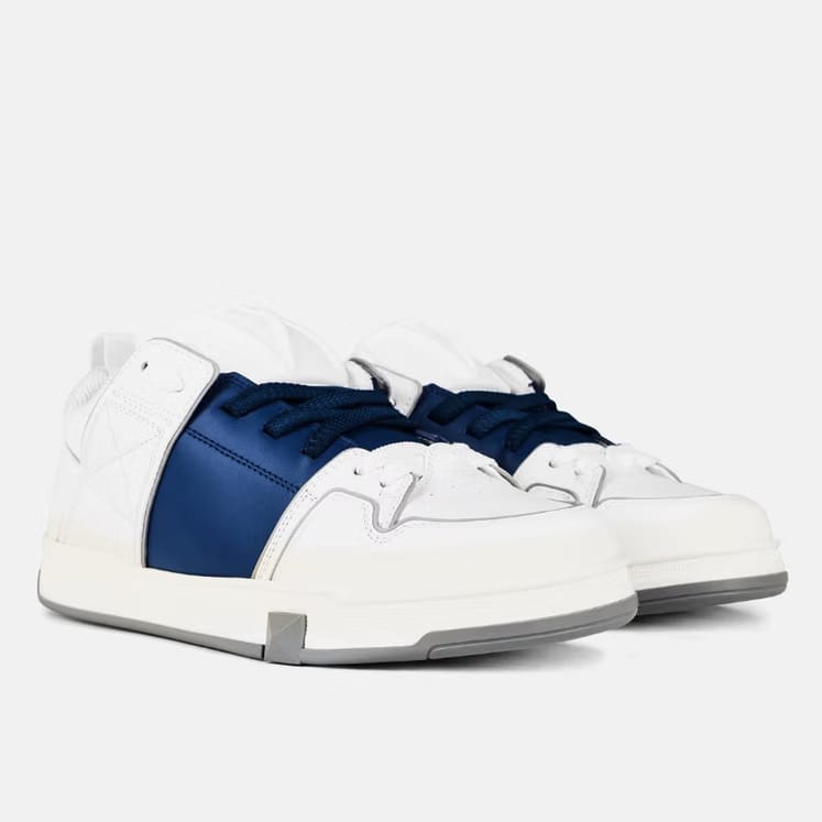 VALENTINO GARAVANI Open Skate Low Trainers 'White/Blue'