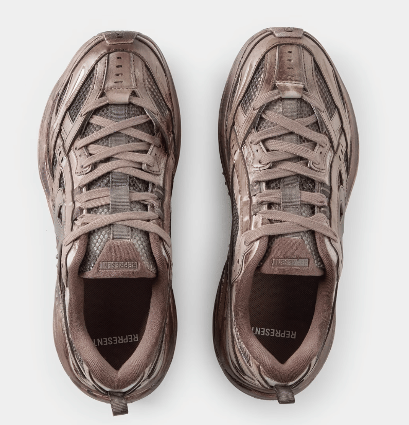 REPRESENT Men's Chunky Trainers 'Chocolate'