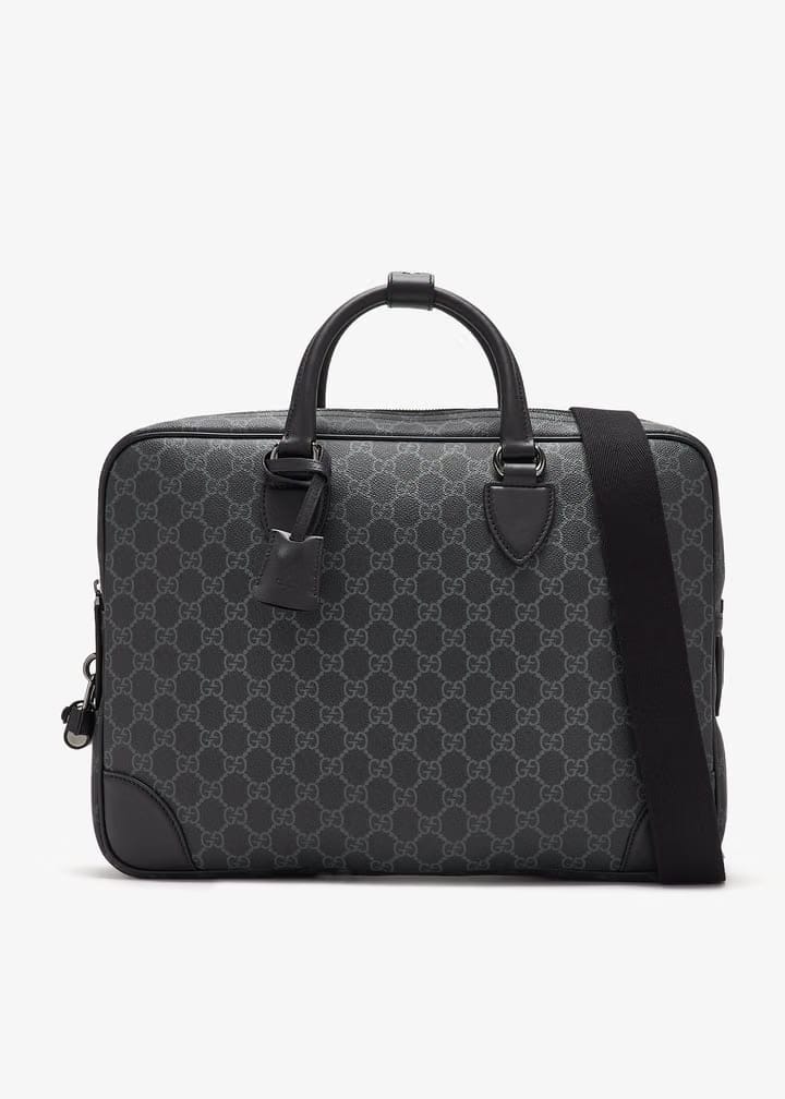 Gucci GG Emblem medium briefcase