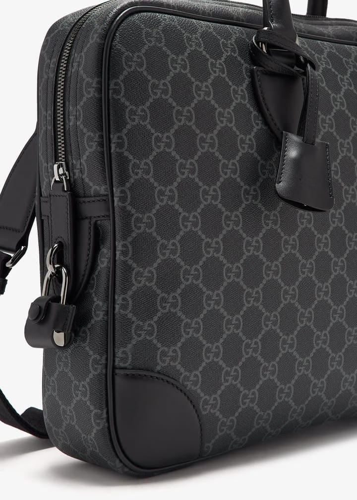 Gucci GG Emblem medium briefcase