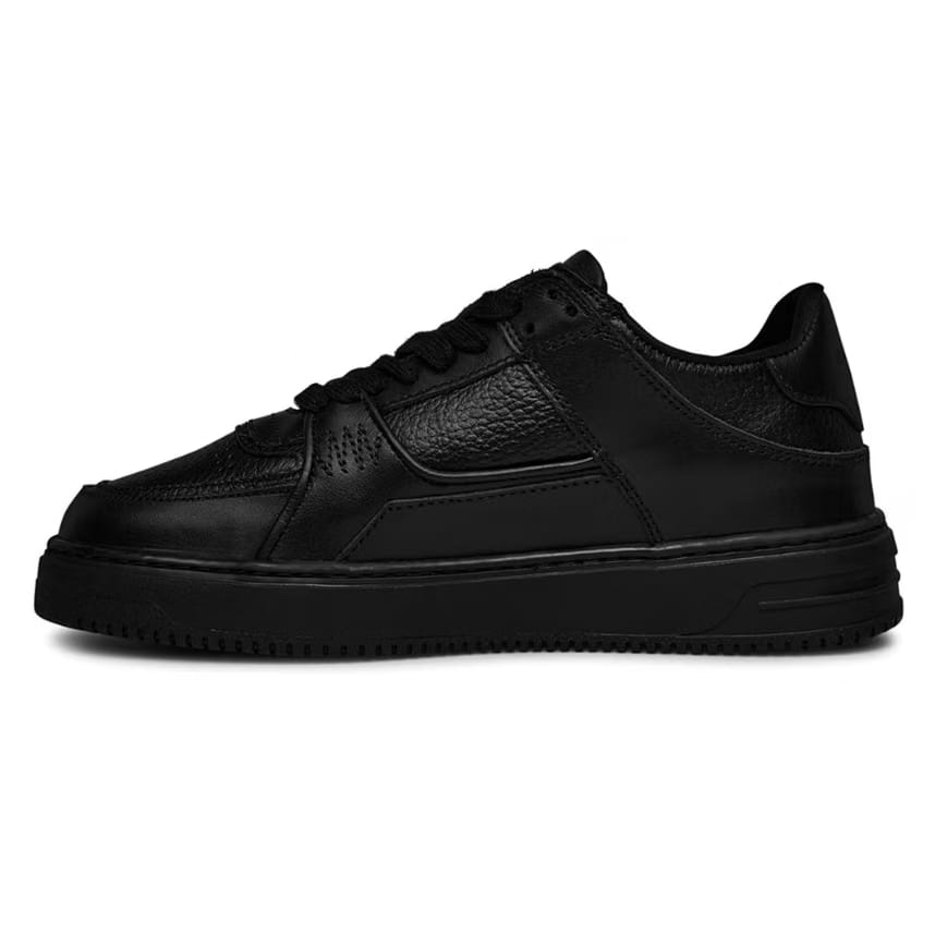 REPRESENT Men's Apex Low Trainers, Two-Tone Design 'Triple Black'