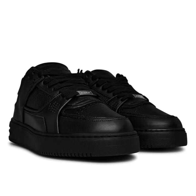 REPRESENT Men's Apex Low Trainers, Two-Tone Design 'Triple Black'