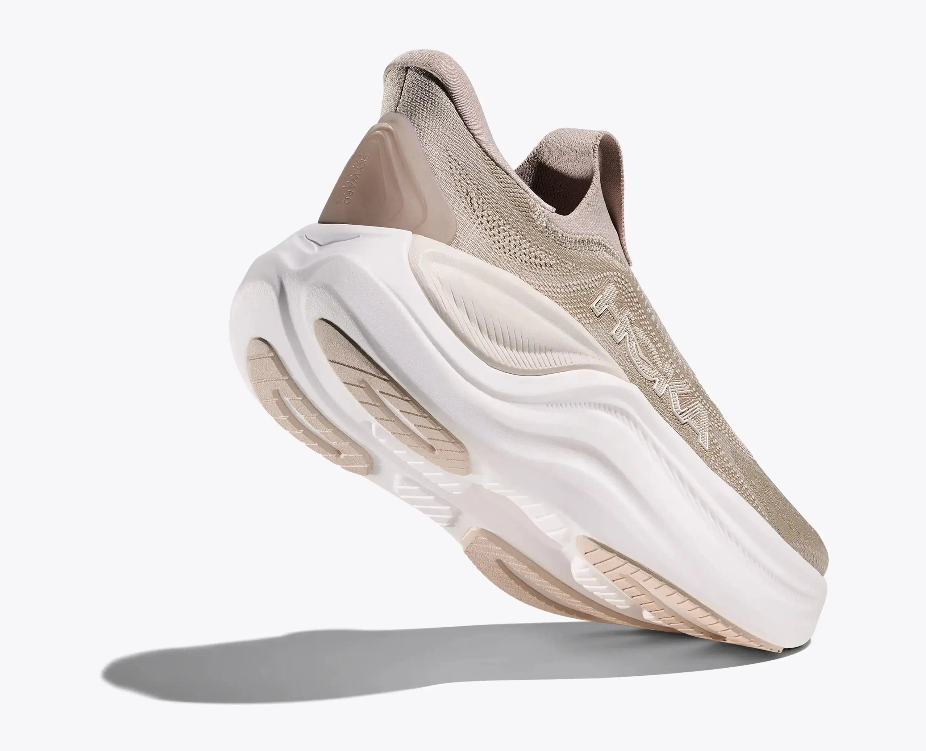 Hoka Women'S Skyward Laceless Putty White