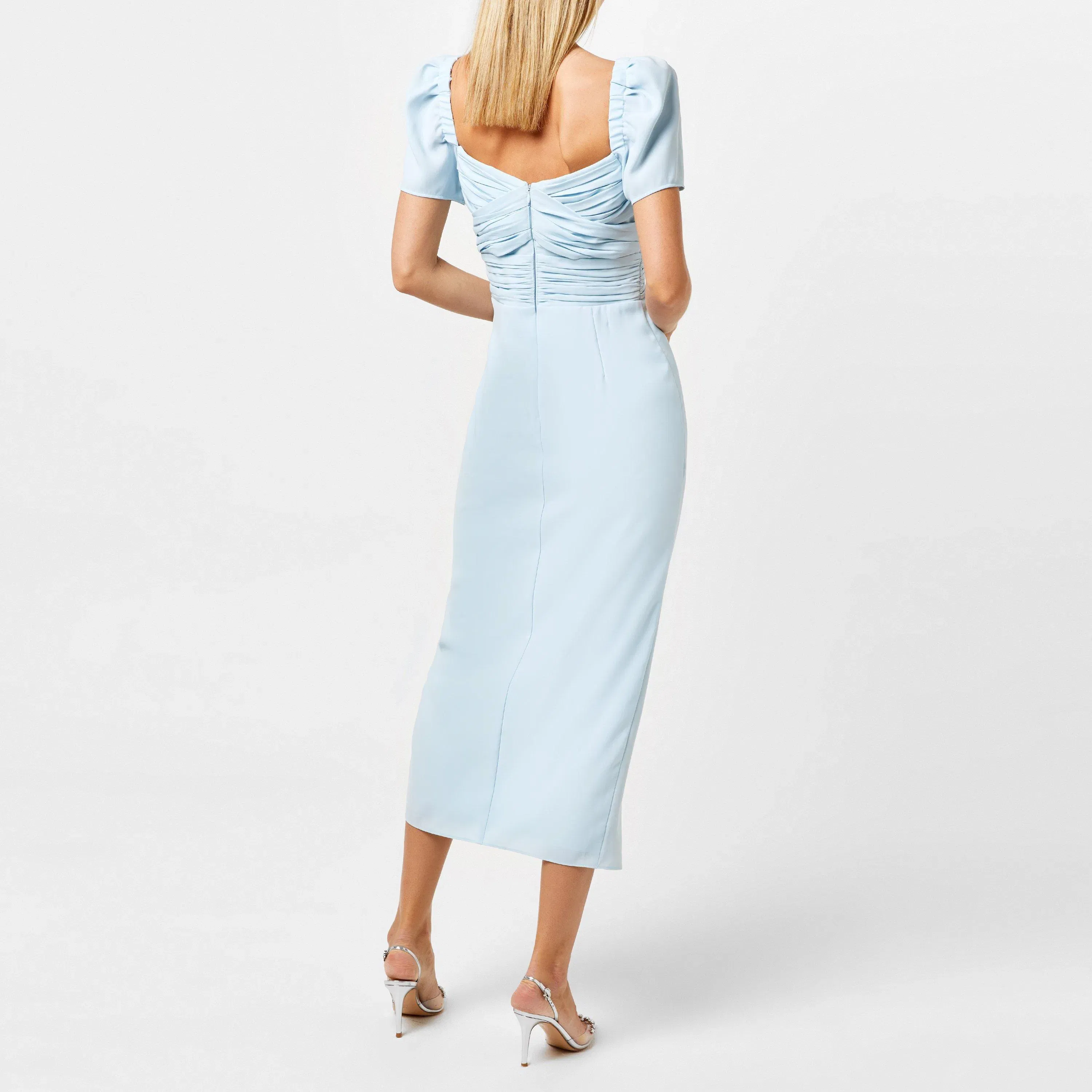 Crepe Midi Dress