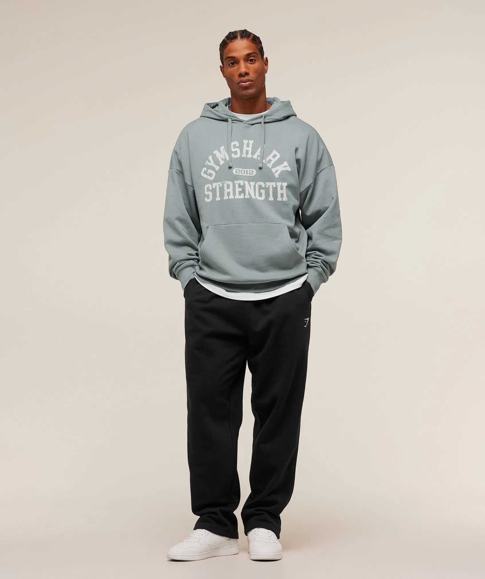 Gymshark 2012 Strength Hoodie - Denim Grey