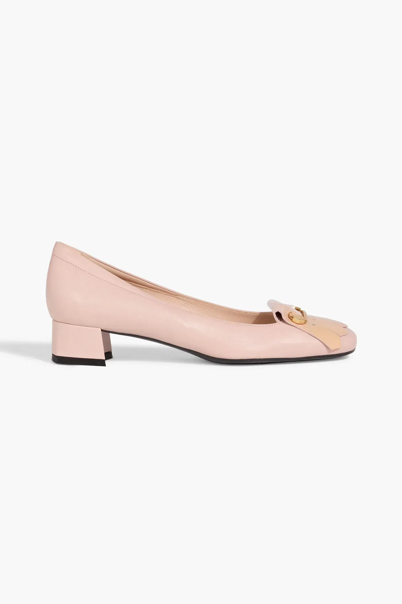 Tod's Embellished Leather Pumps Blush Women's