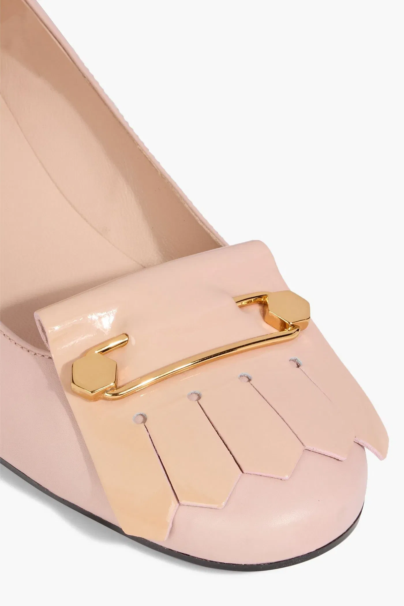 Tod's Embellished Leather Pumps Blush Women's