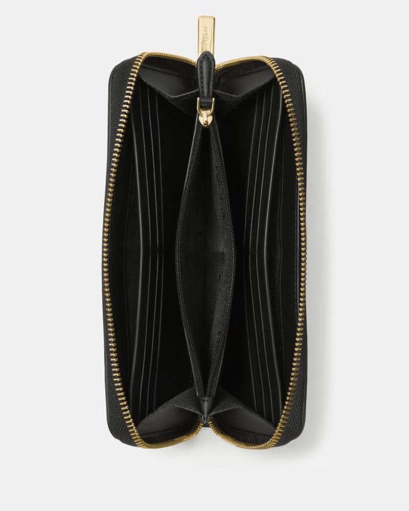 Bridget Crinkle Patent Large Continental Wallet
