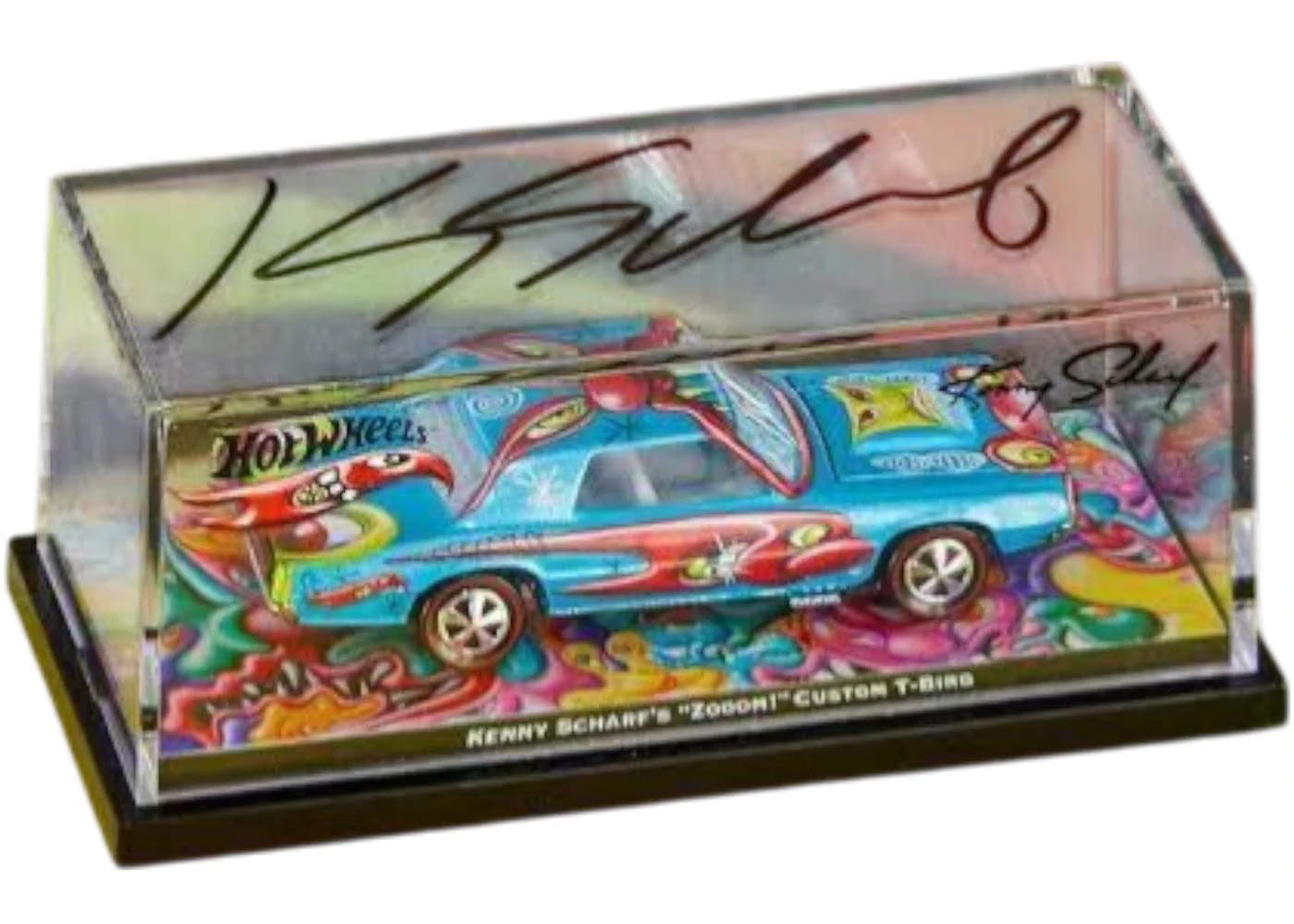Hot Wheels X Kenny Scharf Signed Custom T-Bird Edition 100