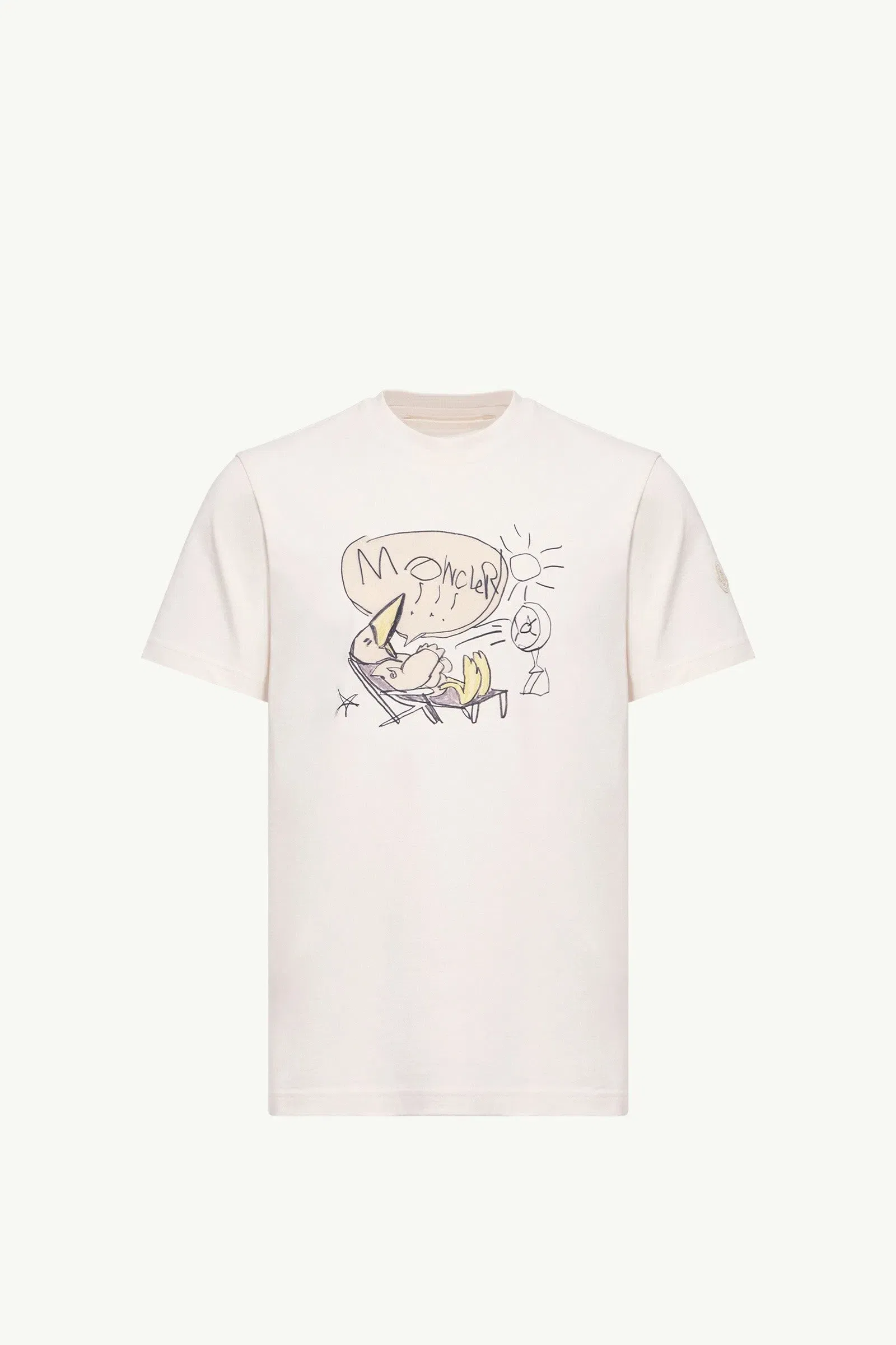 Moncler Monduck Cotton T-Shirt White White