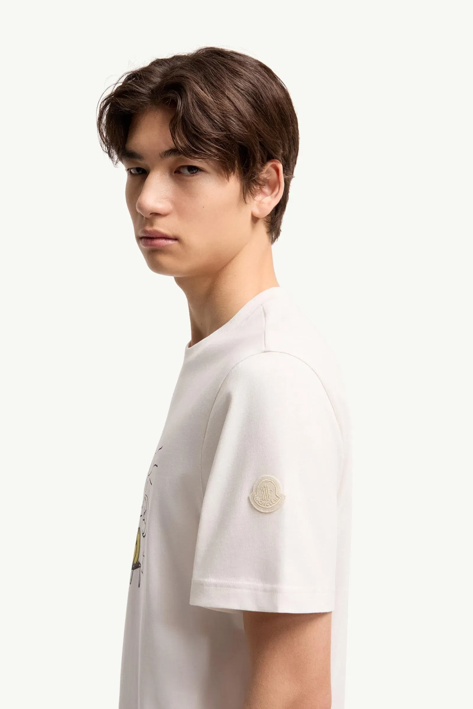 Moncler Monduck Cotton T-Shirt White White