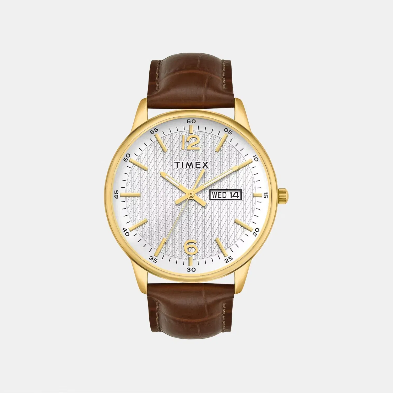 Timex Trendline Men Quartz Dial Analog Leather Watch Twtg12109