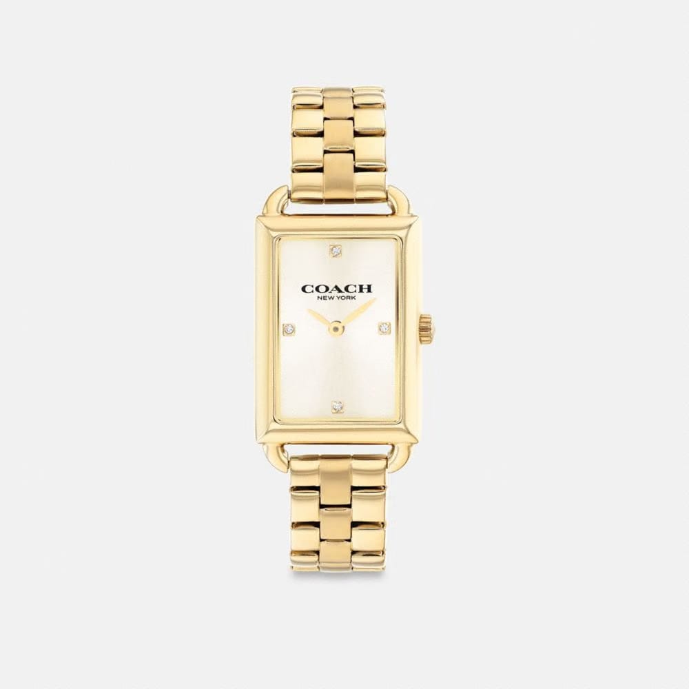 Coach Liz Watch Gift Set, 30 Mm X 22 Mm Gold