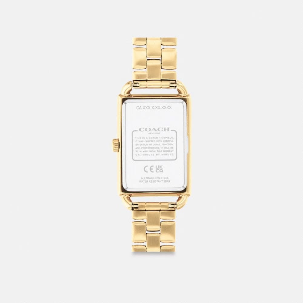 Coach Liz Watch Gift Set, 30 Mm X 22 Mm Gold