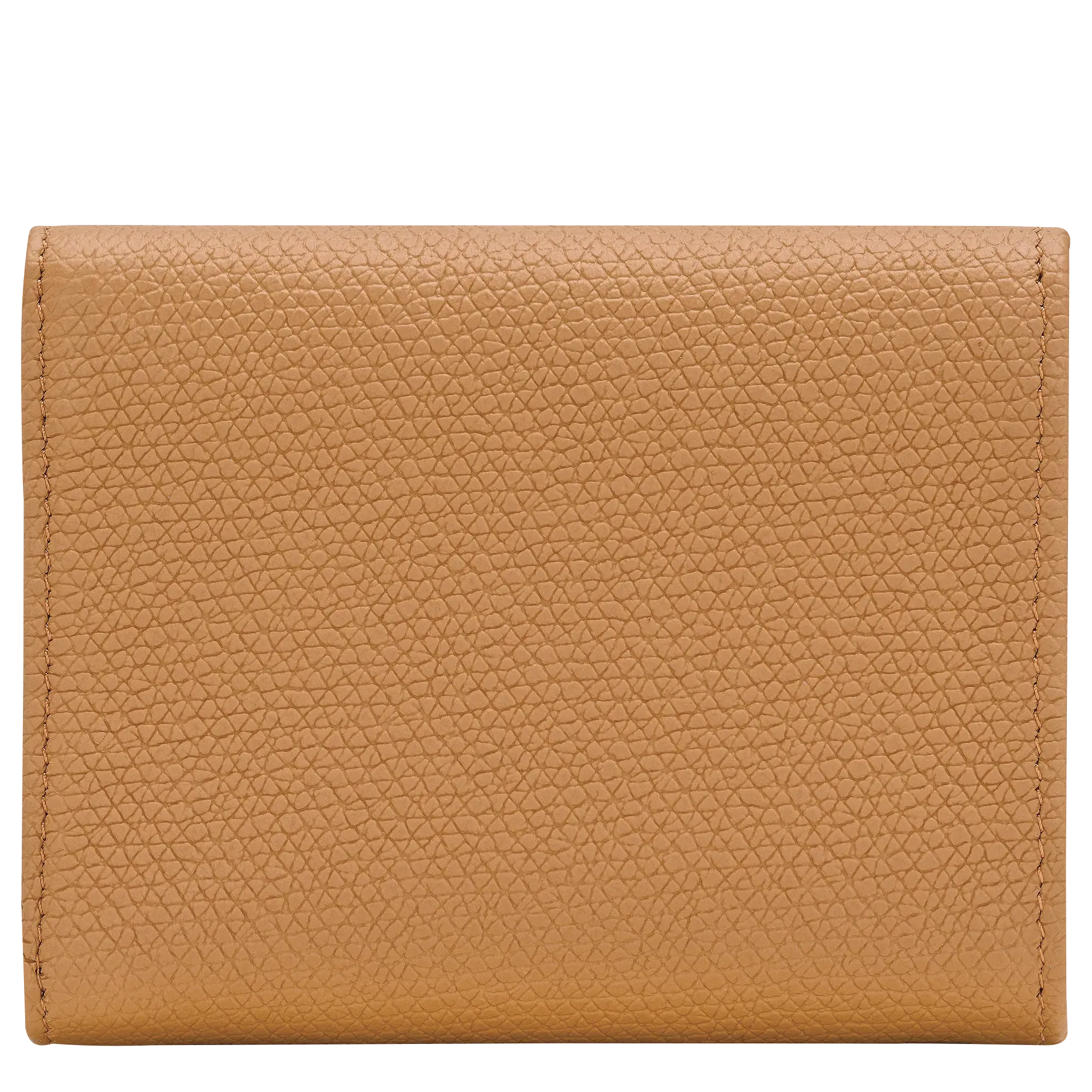 Longchamp Le Roseau Compact wallet Walnut