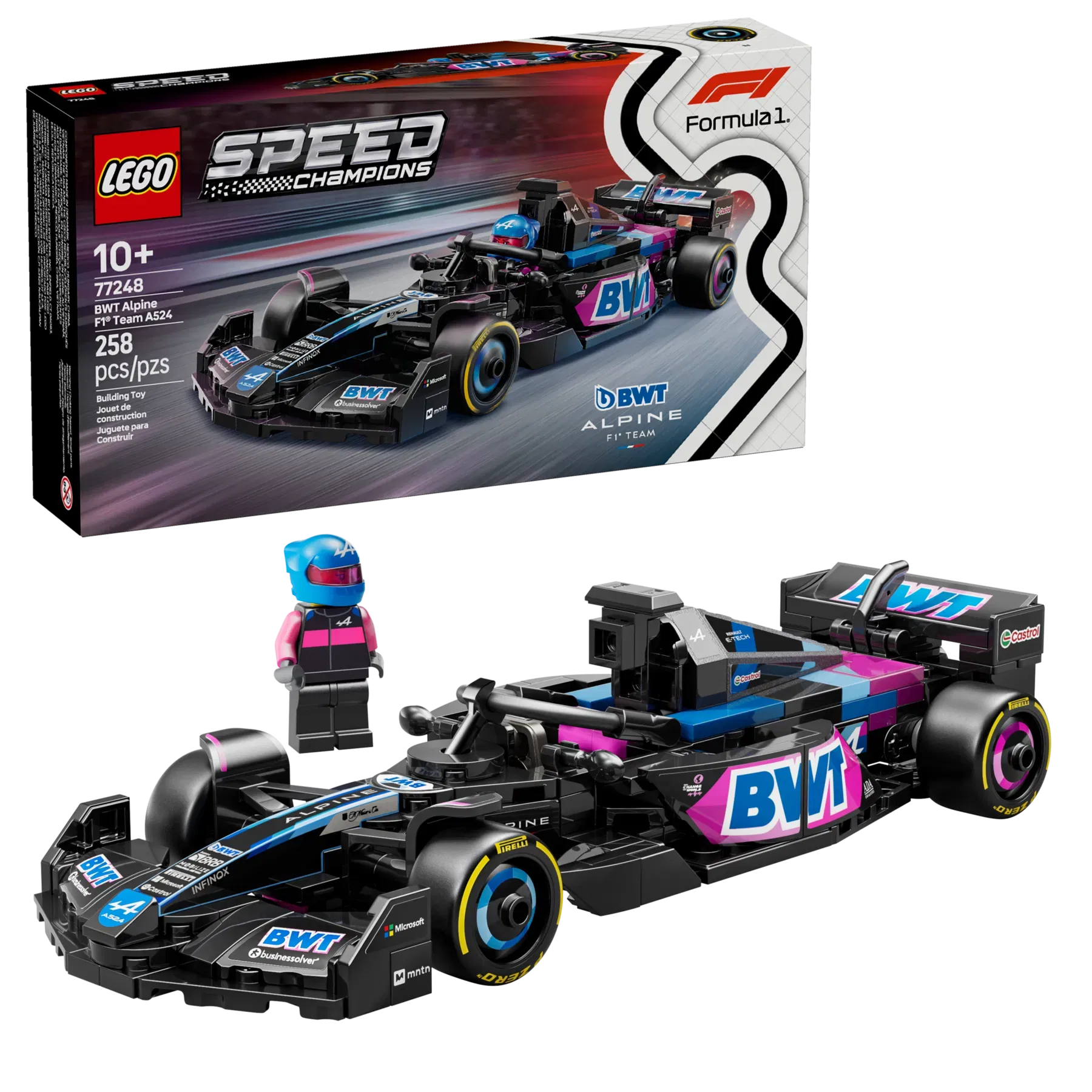 Lego BWT Alpine F1® Team A524 Race Car
