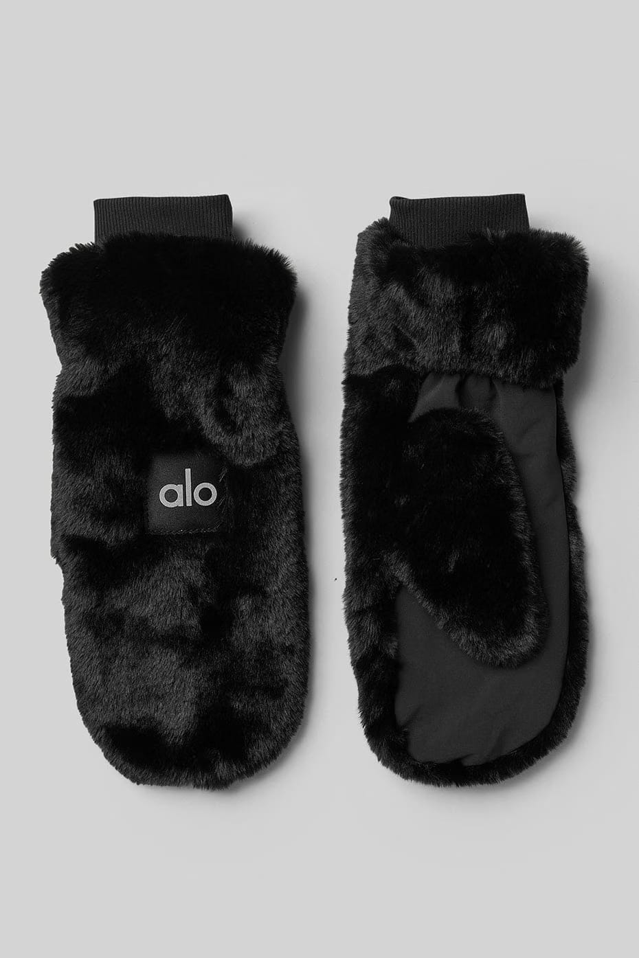 Alo Yoga Faux Fur Mittens