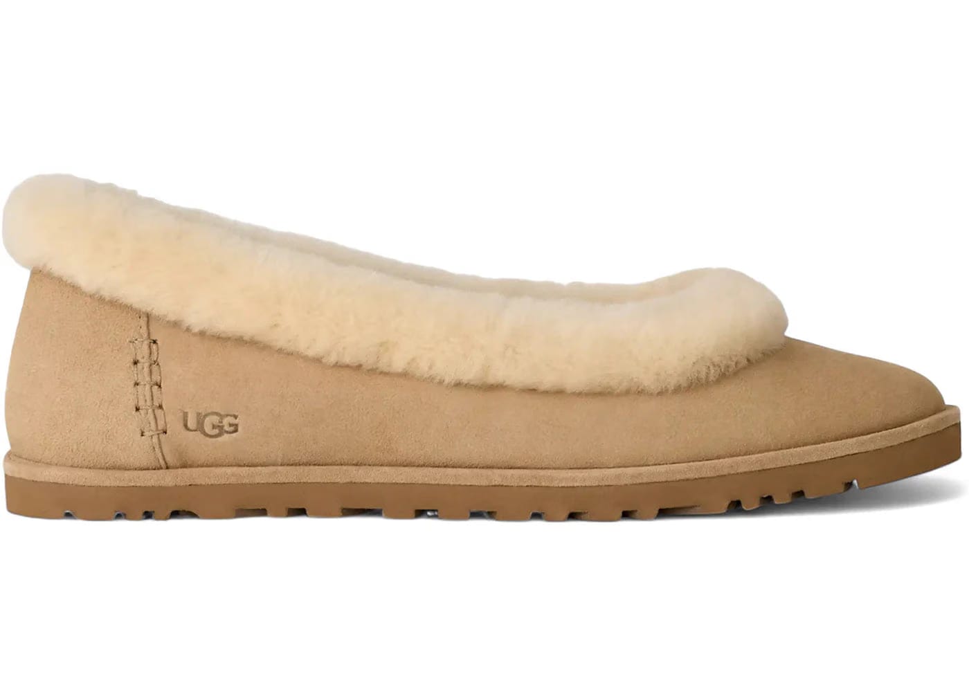 Ugg Zora Ballet Flat Sand Womens