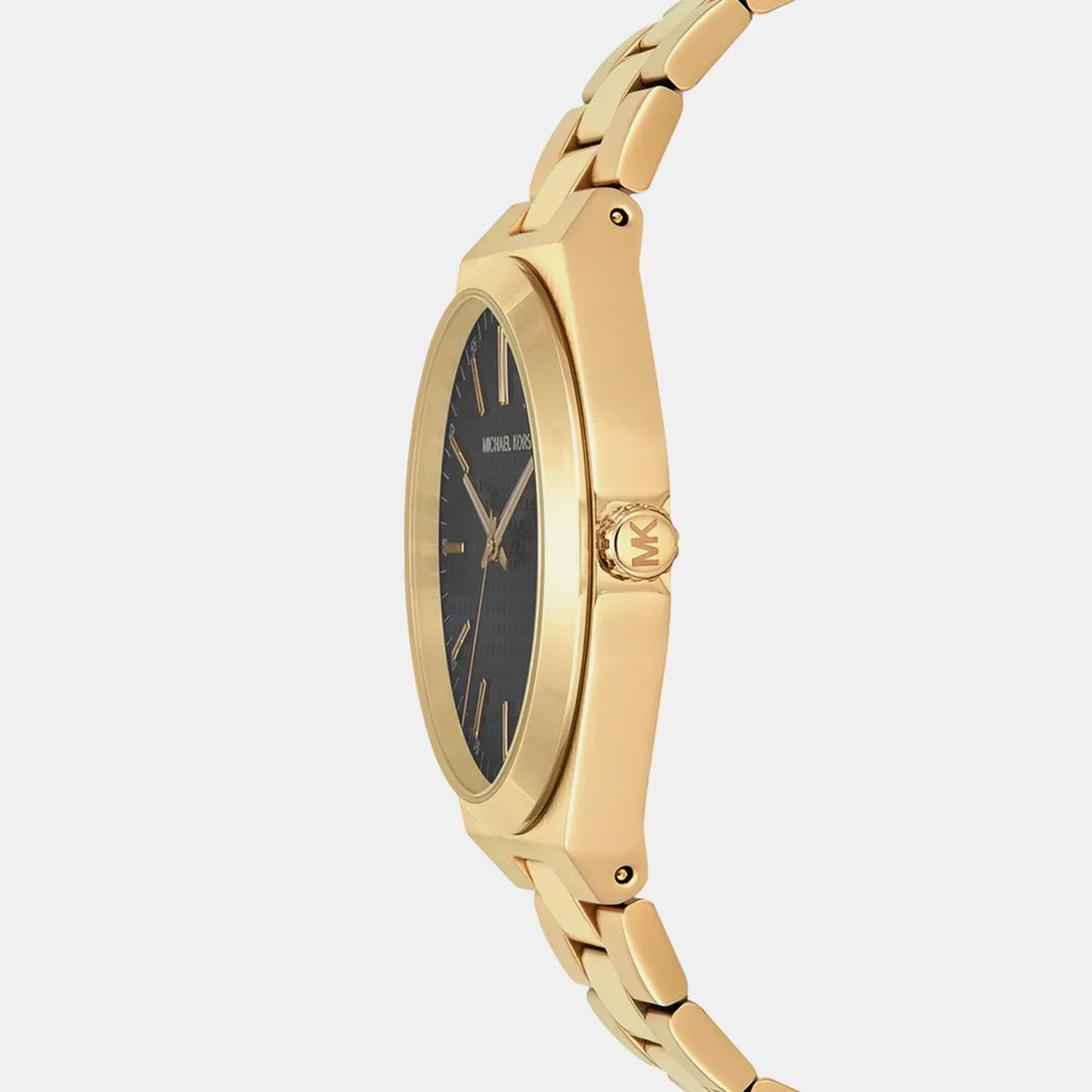 Michael Kors Lenox Men Quartz Black Dial Analog Stainless Steel Watch Mk9226