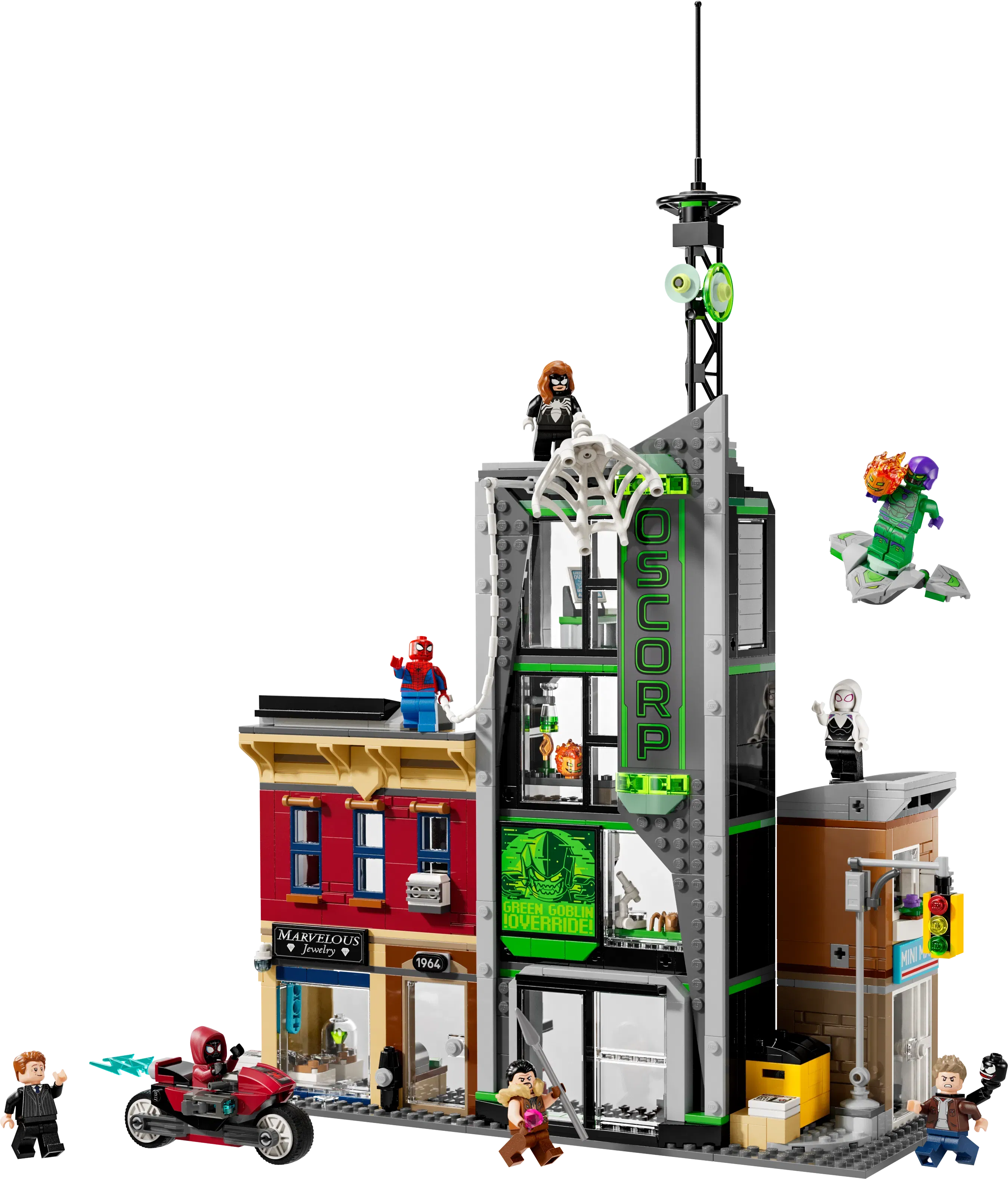 Lego SpiderMan vs Oscorp