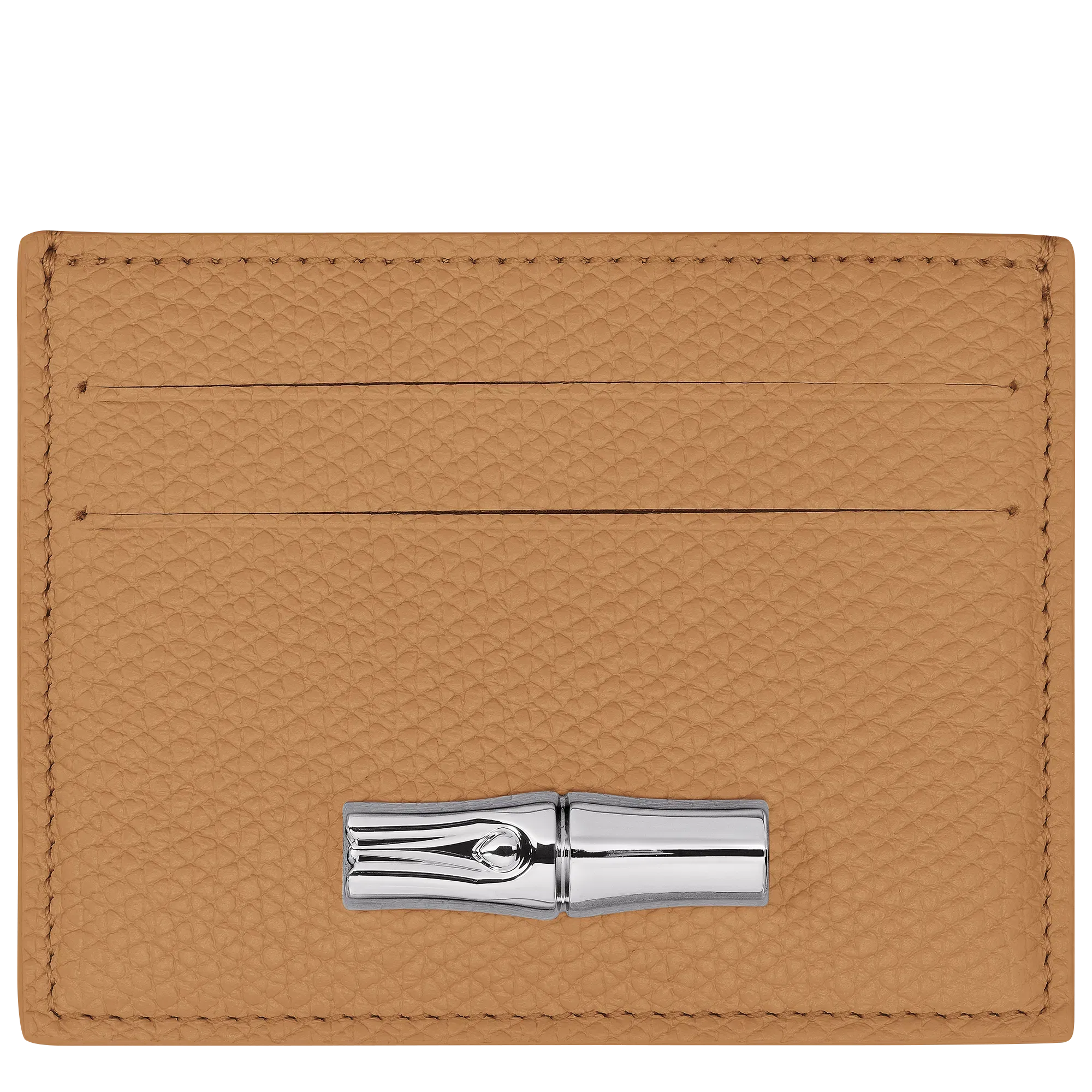 Longchamp Le Roseau Card holder Walnut
