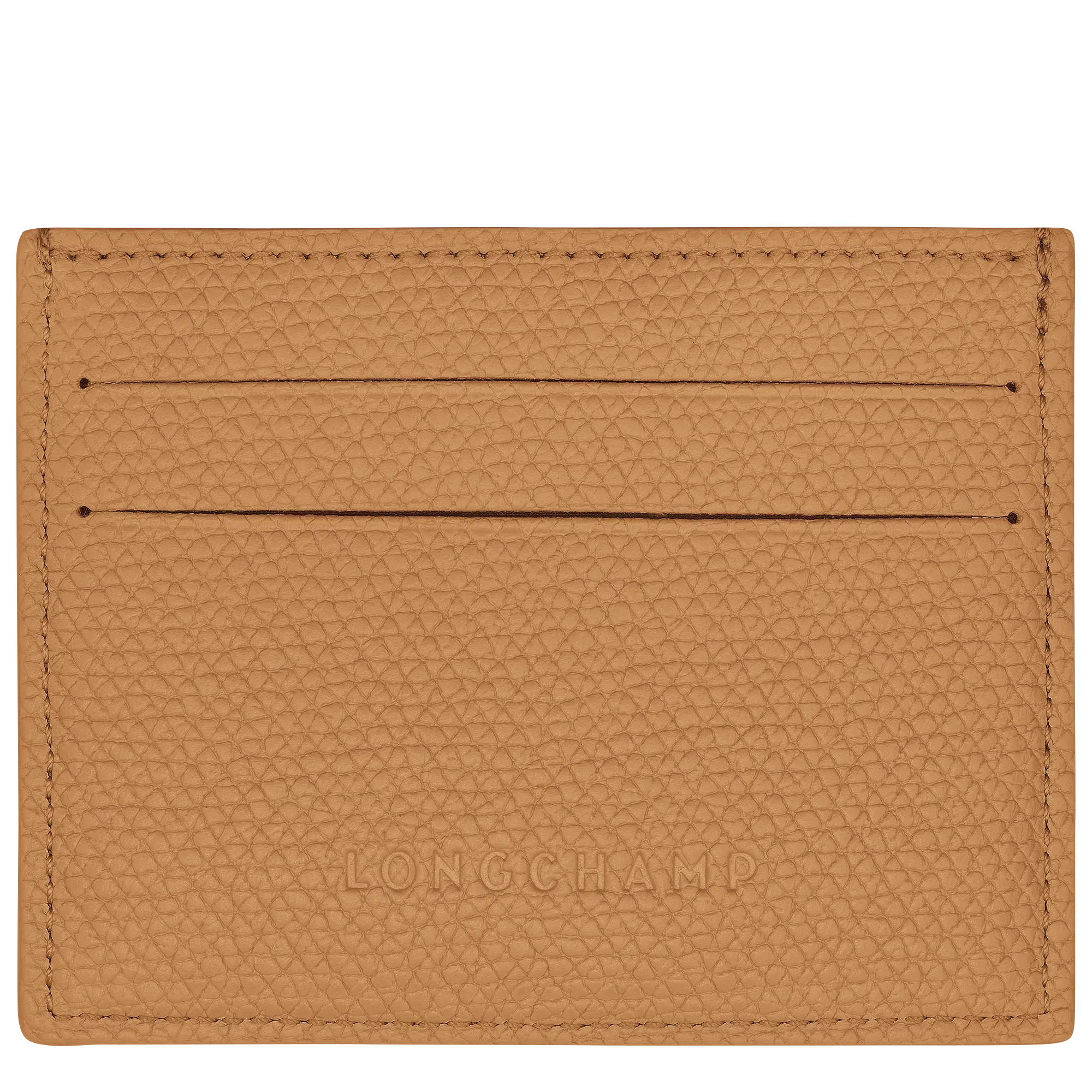 Longchamp Le Roseau Card holder Walnut
