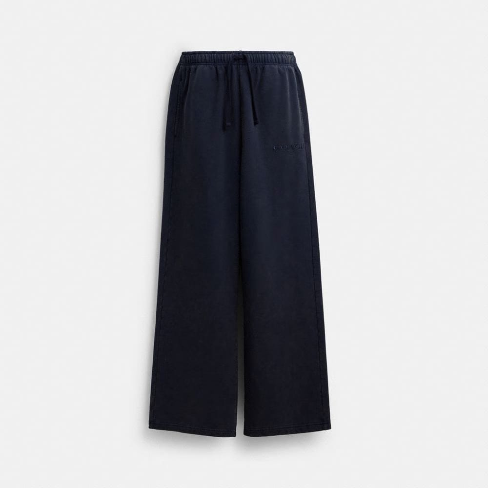 Garment Dyed Straight Leg Sweatpants
