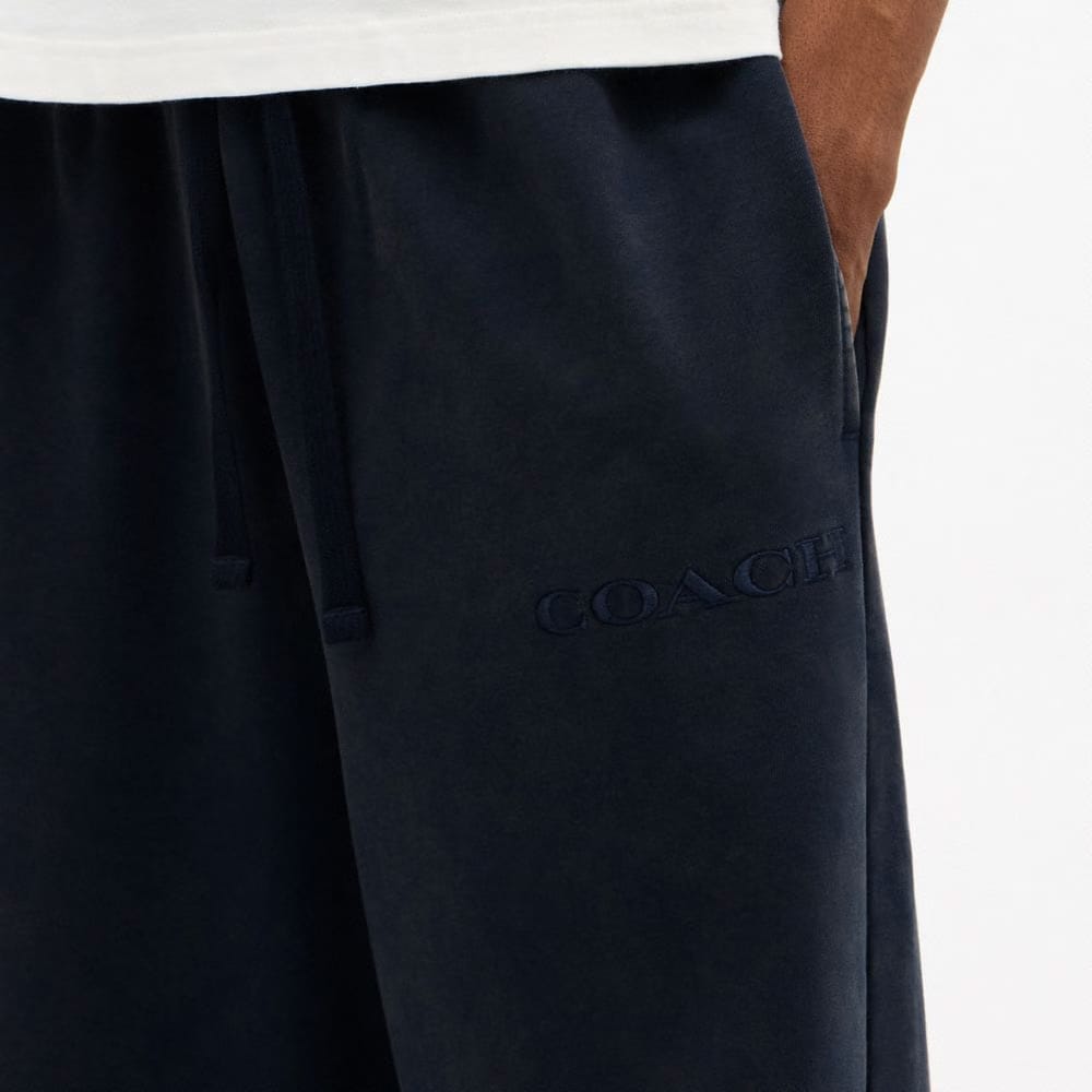 Garment Dyed Straight Leg Sweatpants