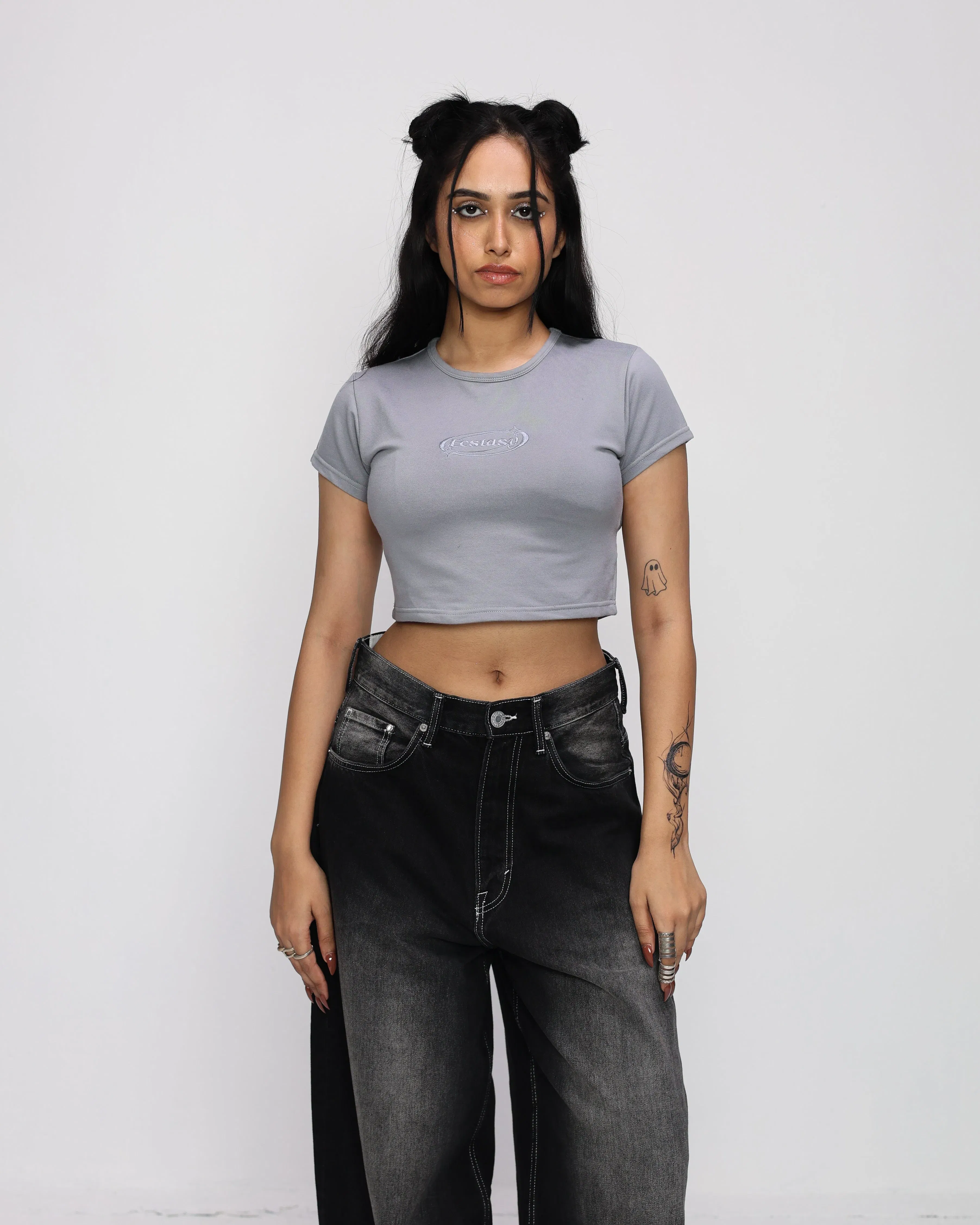 ECSTASY WOMEN Baby T-Shirt (COOL GREY)