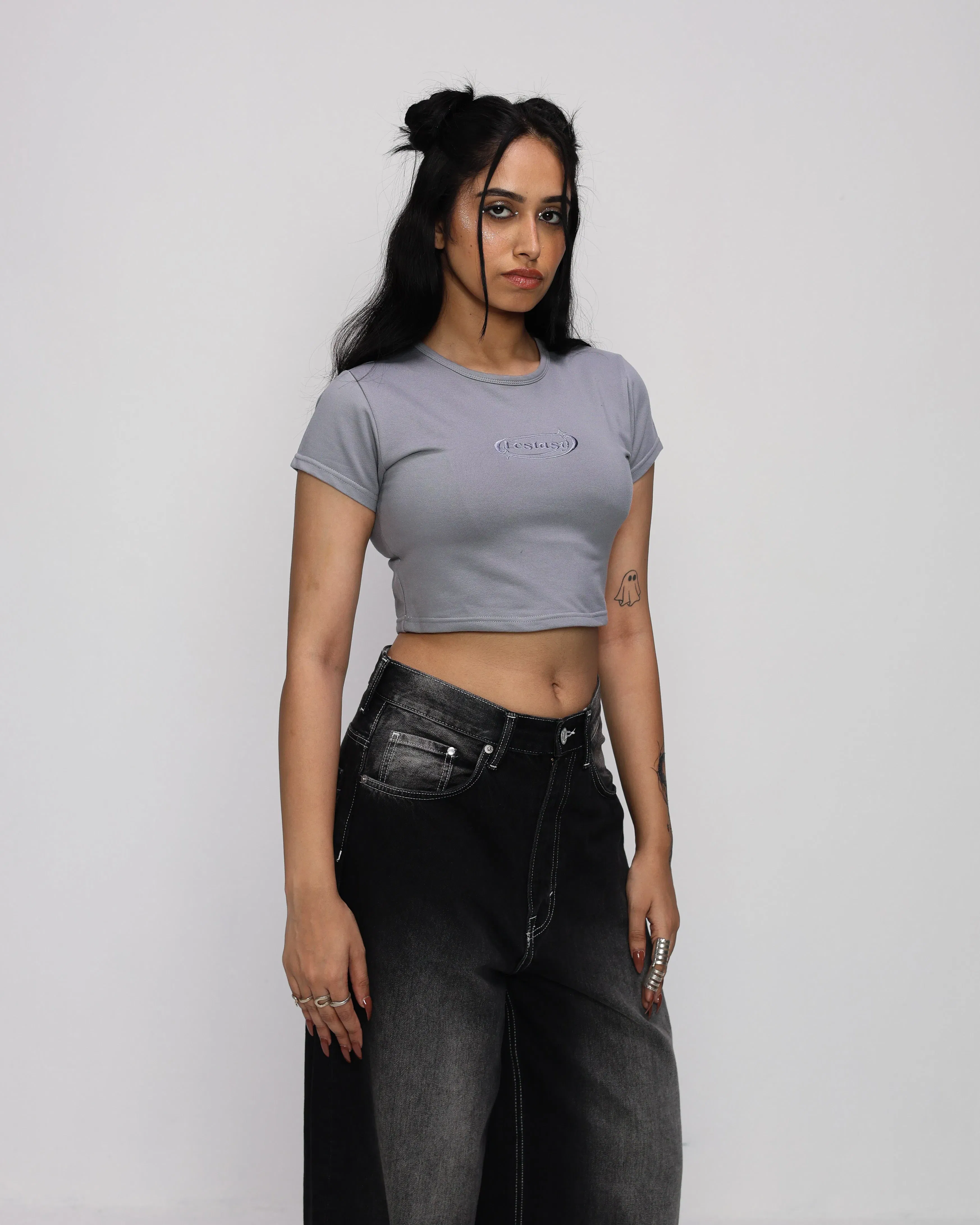 ECSTASY WOMEN Baby T-Shirt (COOL GREY)