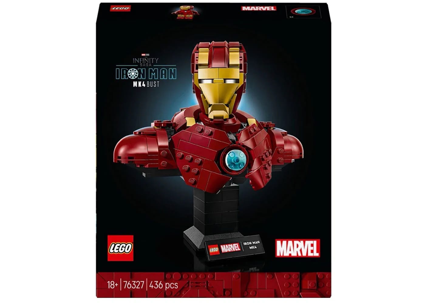 Lego Marvel Iron Man Mk4 Bust Set 76327
