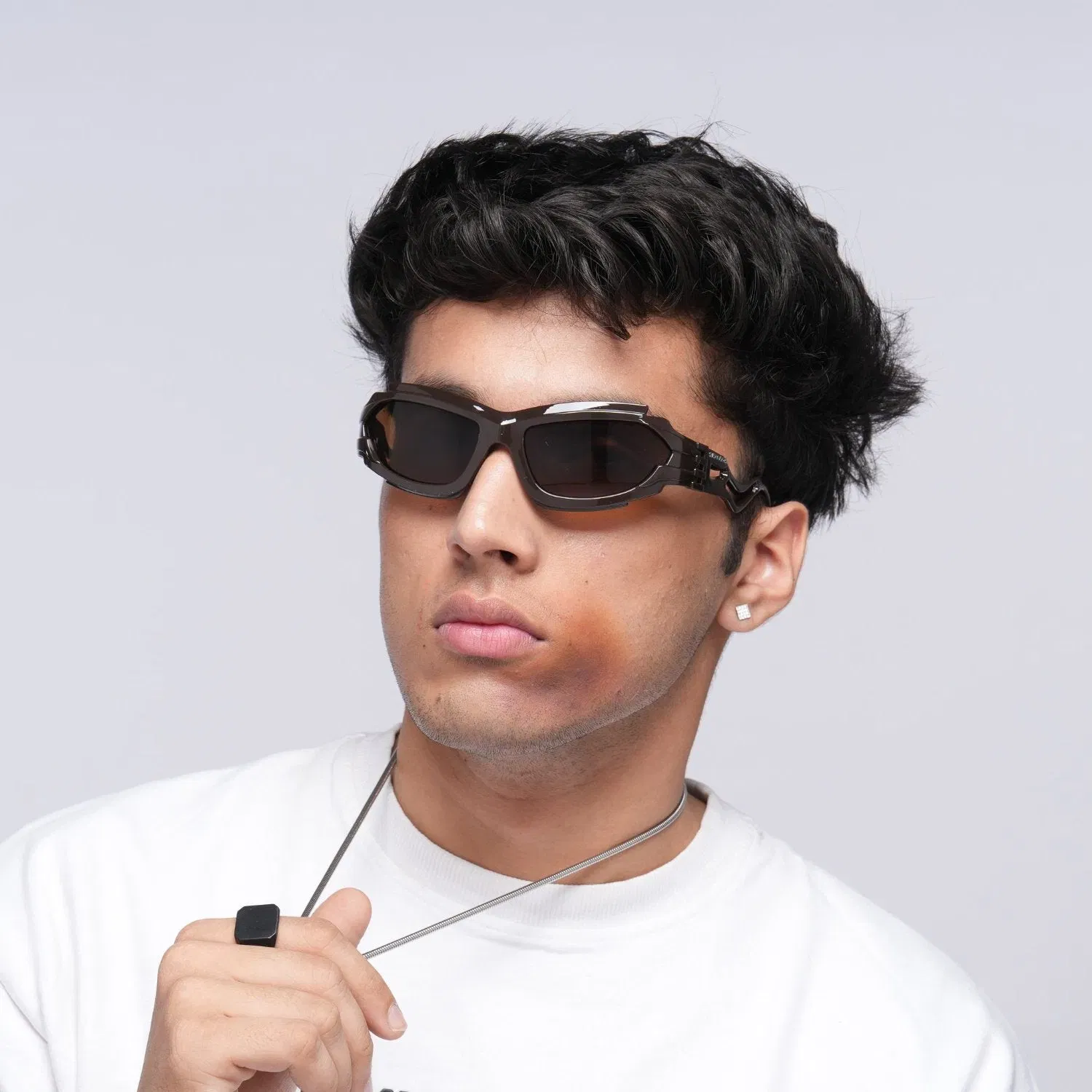 Techno Totem Glasses (Brown)