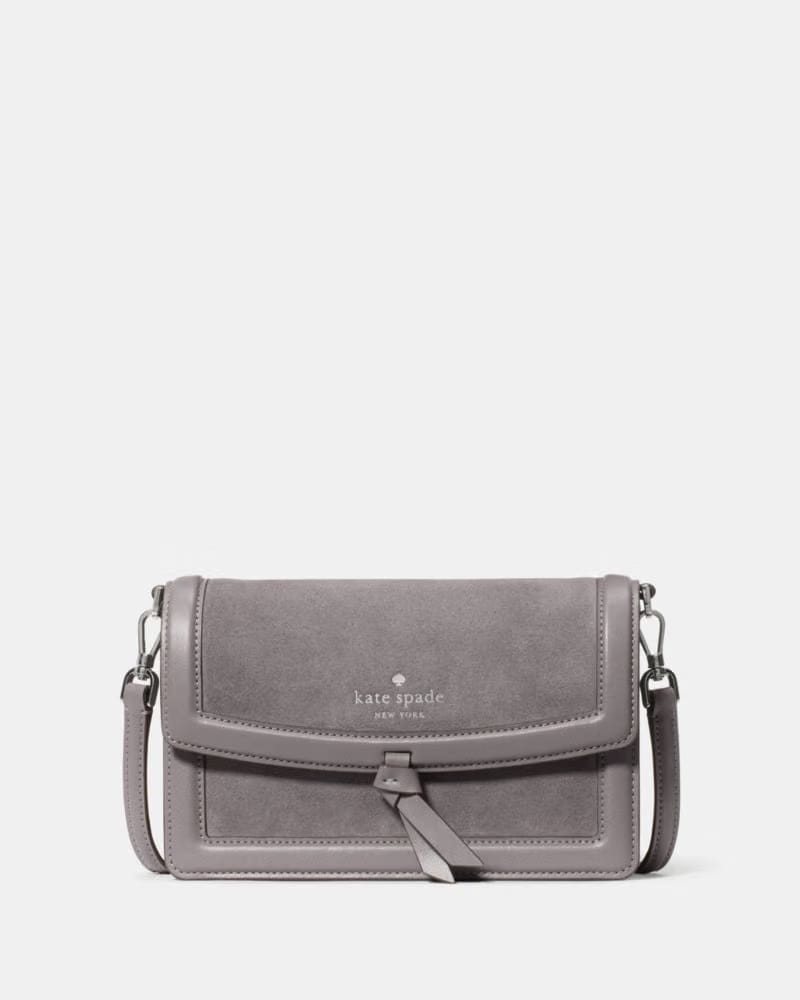 Knott Suede Mini Flap Crossbody