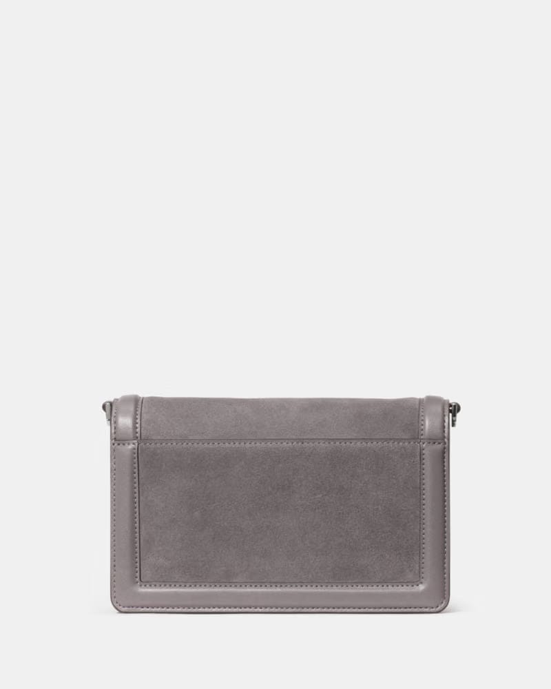 Knott Suede Mini Flap Crossbody
