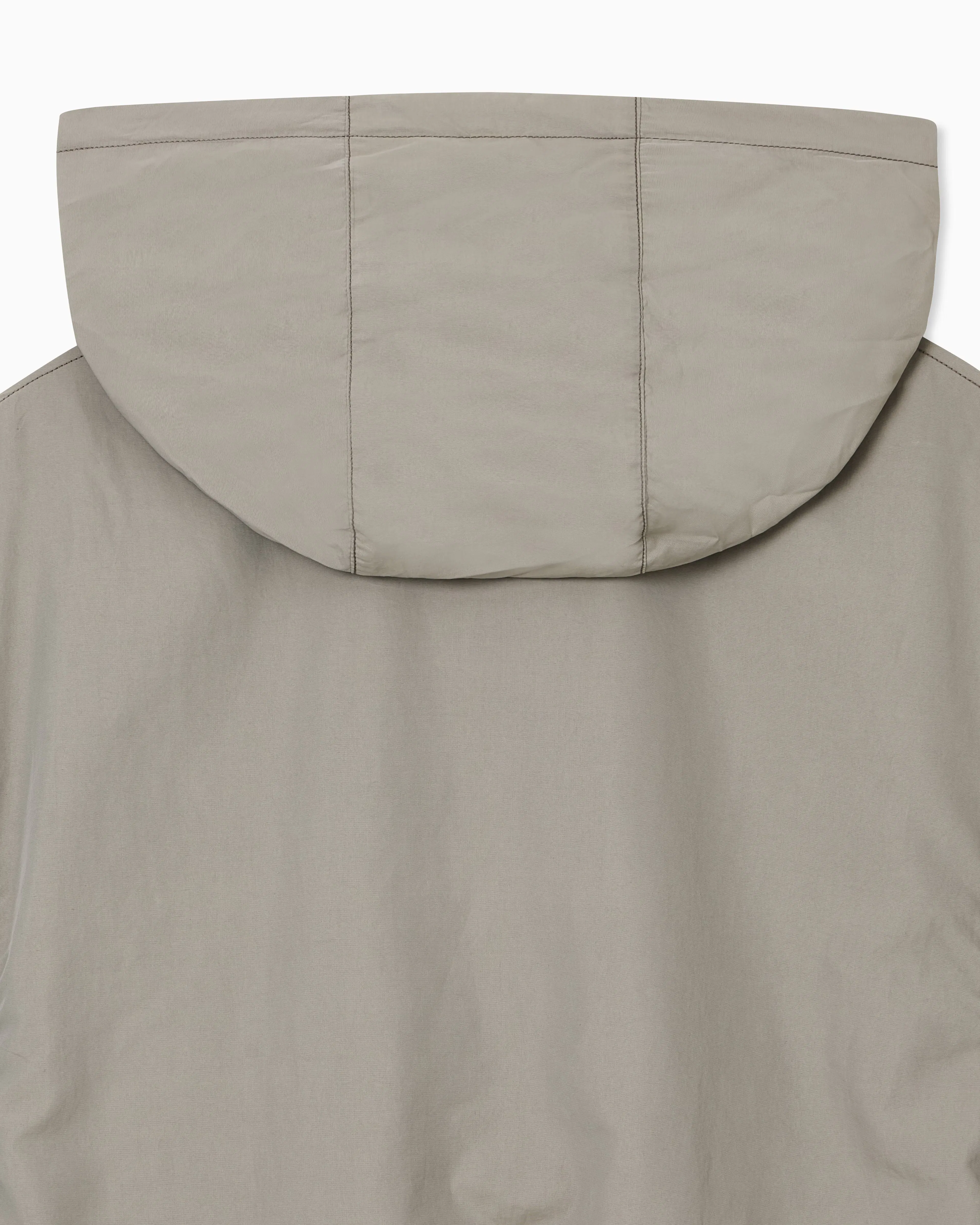 Emporio Armani Multi-pocket blouson in silk-blend nylon