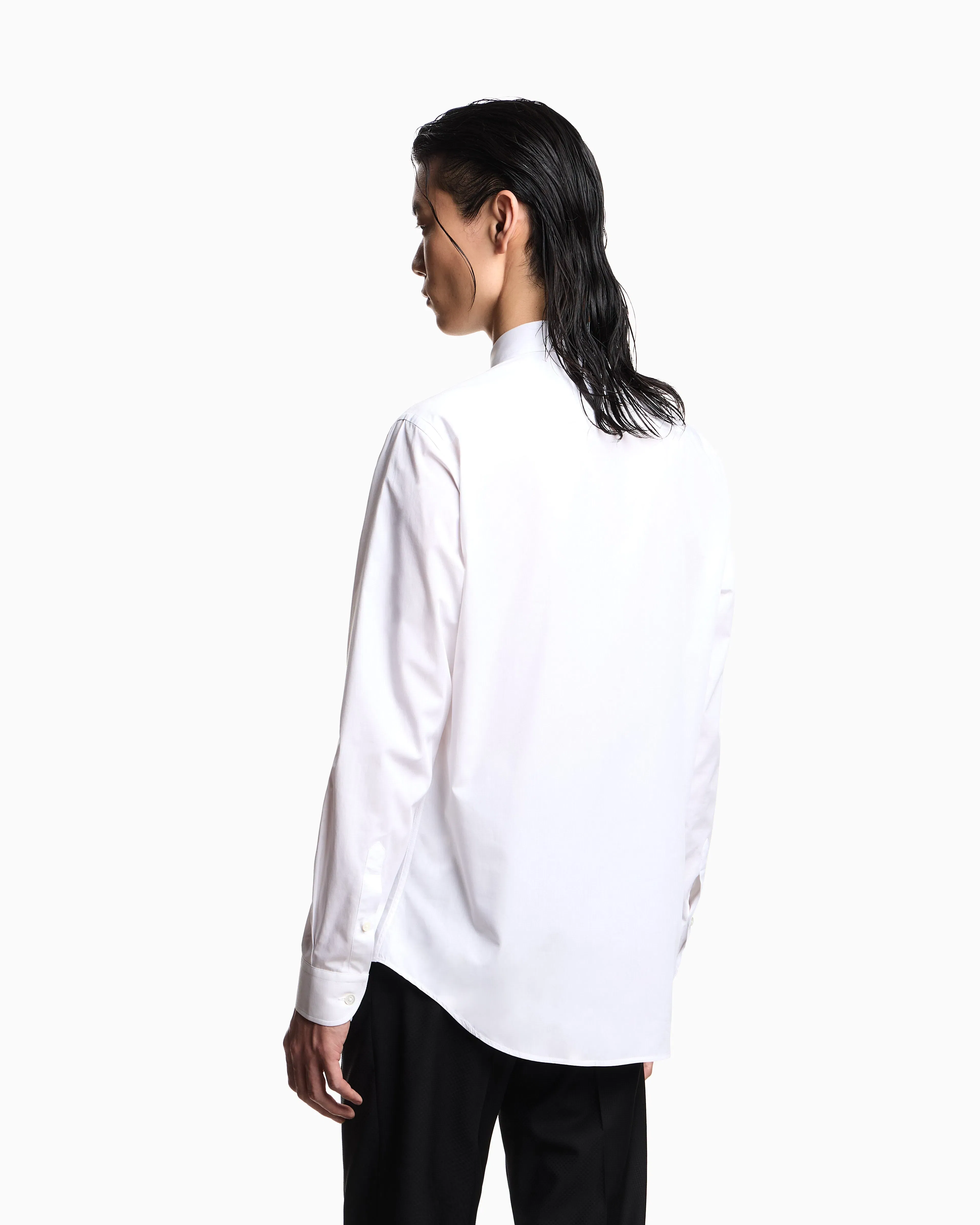 Emporio Armani Icon cotton poplin shirt
