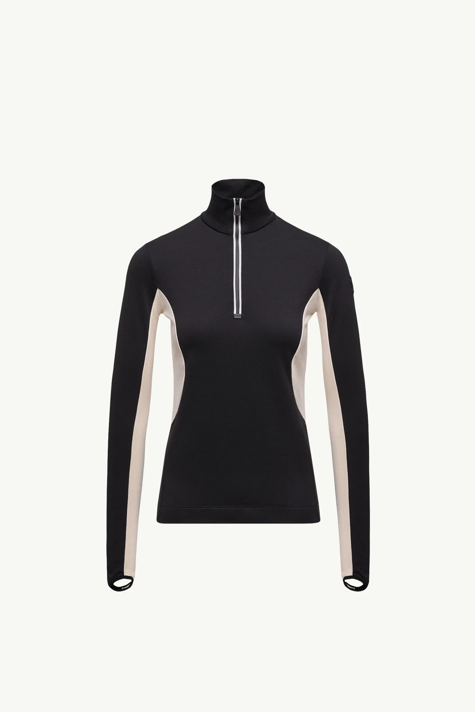 Moncler Polartec® Half-Zip Turtleneck Black Black