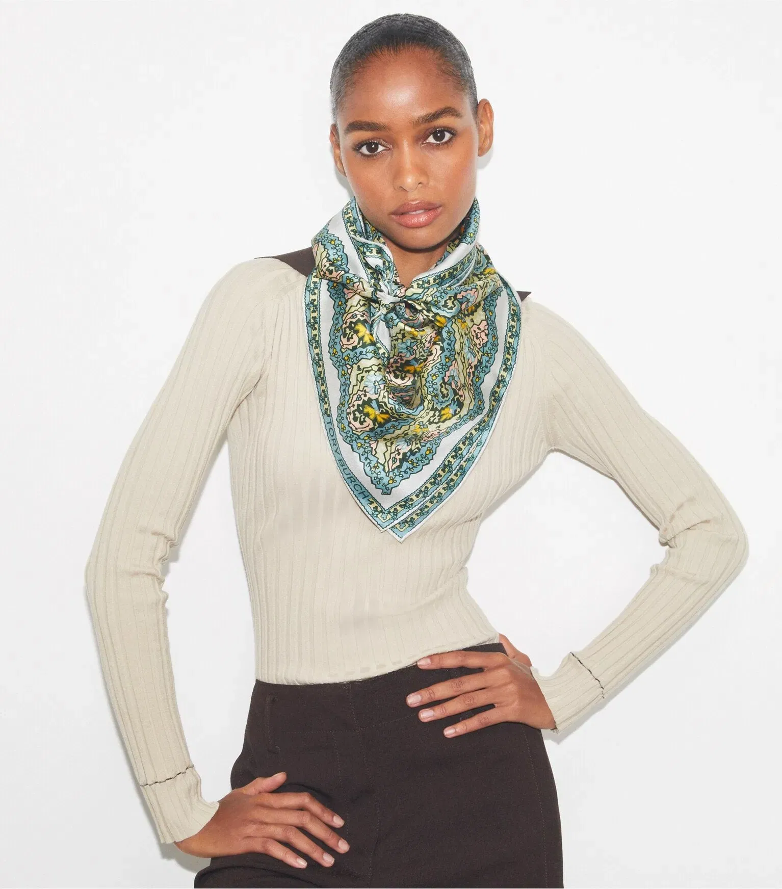 Dream Paisley Silk Square Scarf