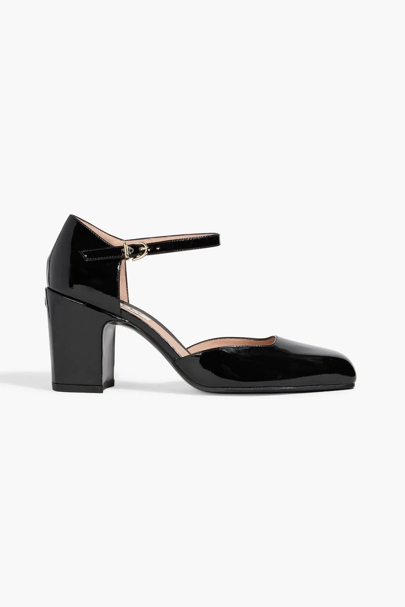 Bally Elidia 75 Patent Leather Heels Black Women's