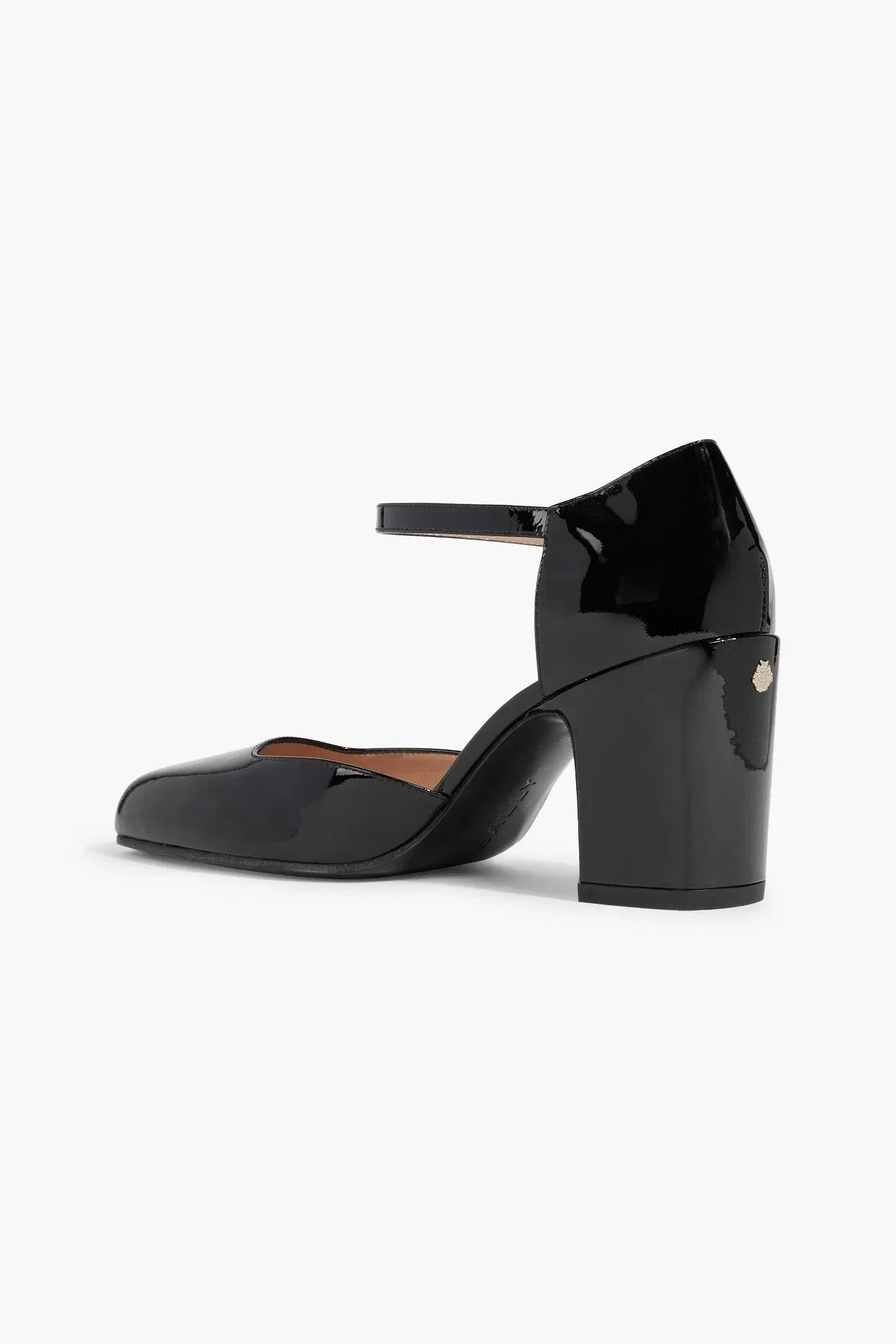 Bally Elidia 75 Patent Leather Heels Black Women's